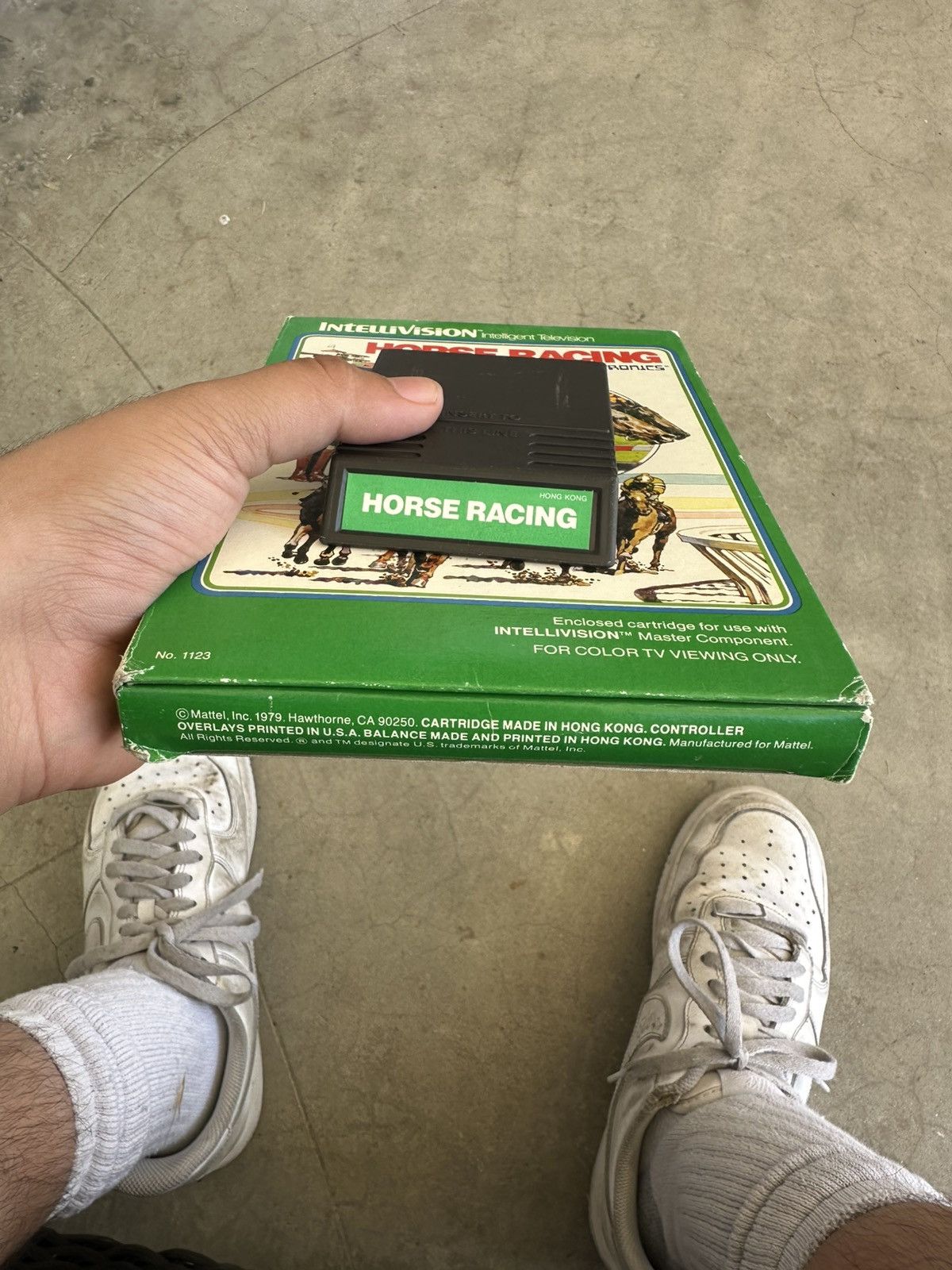 Nintendo VTG 1979 Mattel Horse Racing Intellivision Video Game Size ONE SIZE - 2 Thumbnail