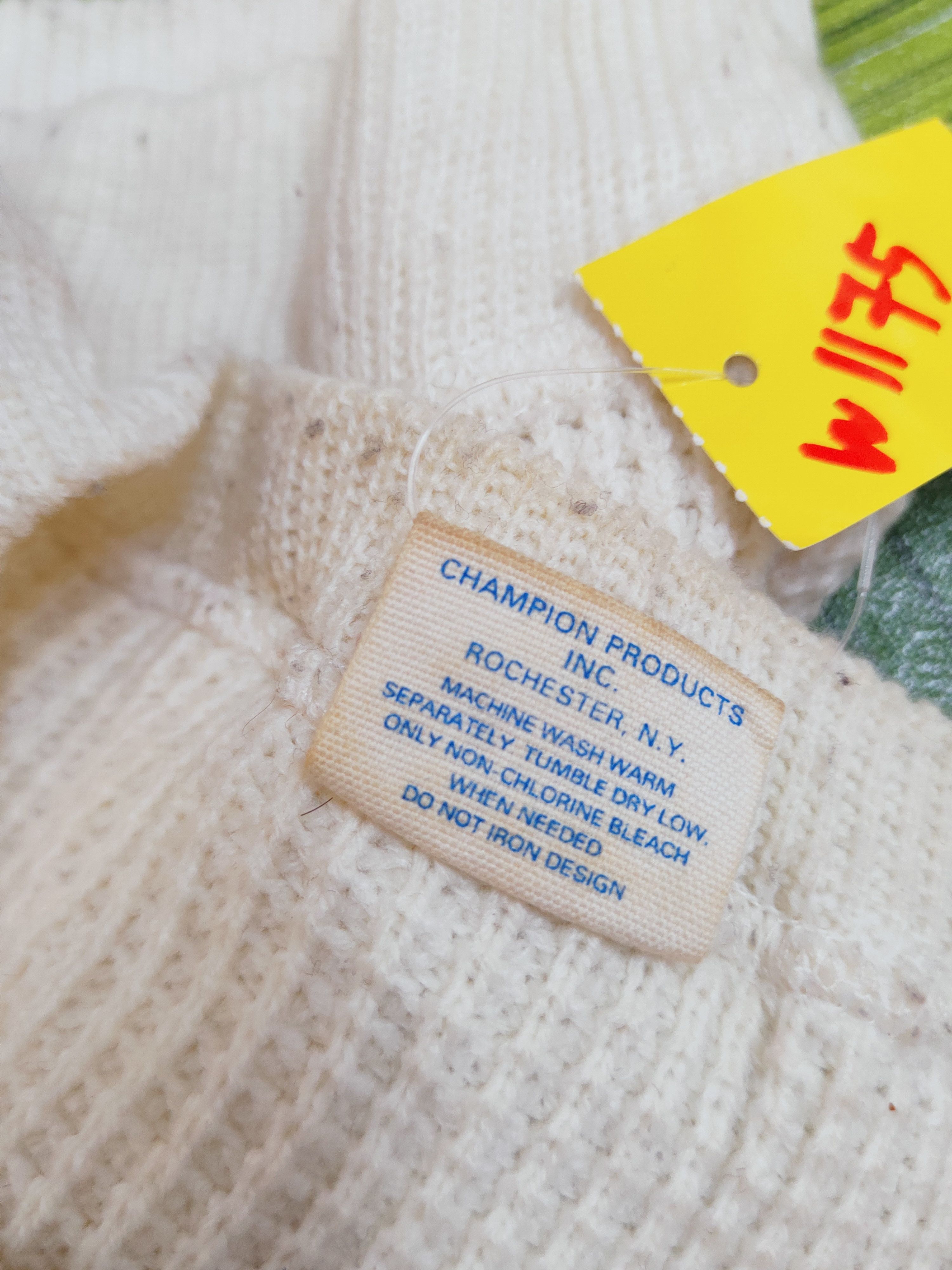 Champion Champion Ivory Letit Ride Knitwear Sweatshirts #W1175 Size US M / EU 48-50 / 2 - 14 Thumbnail