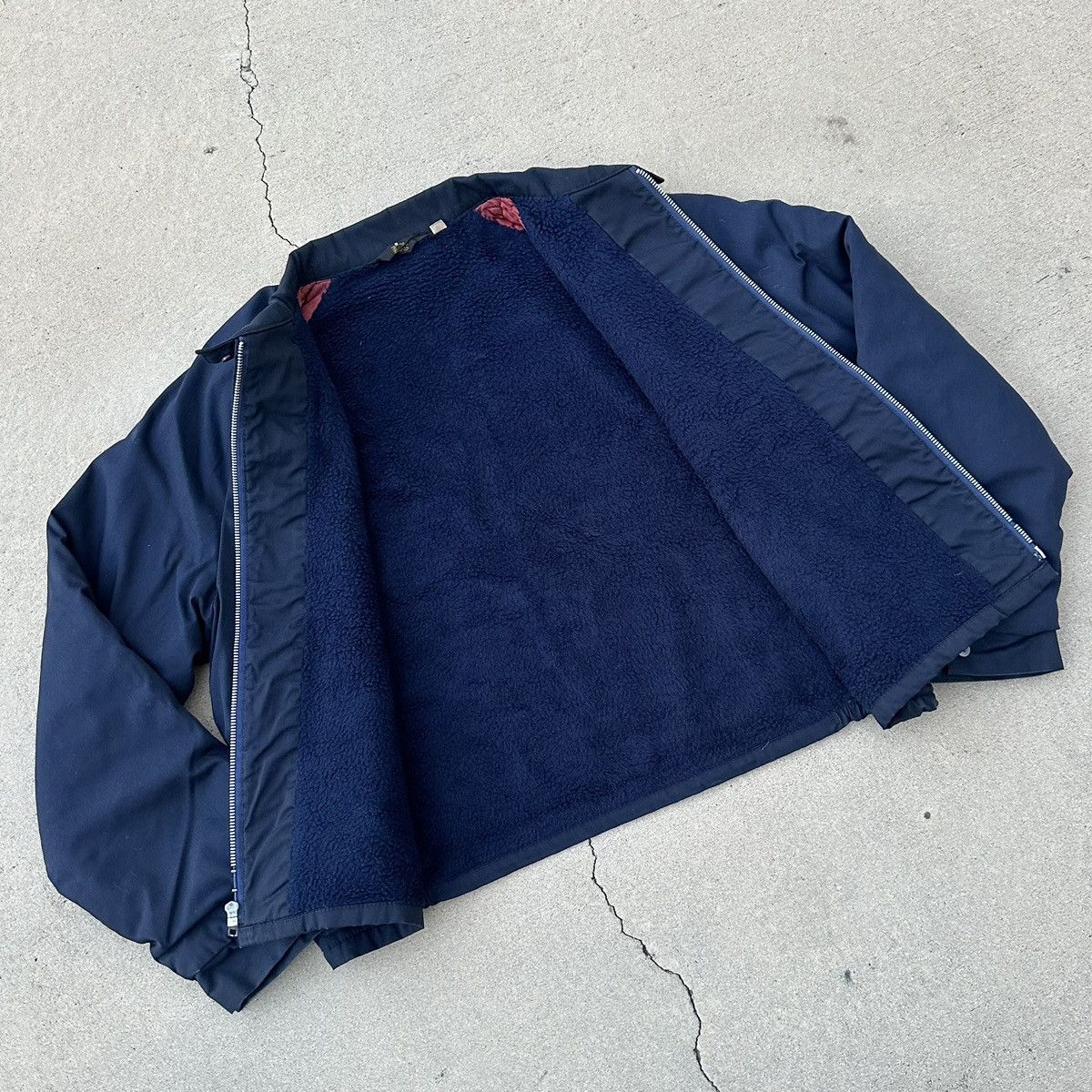 Vintage 70s Fleece Lined Work Jacket Size US XL / EU 56 / 4 - 2 Thumbnail