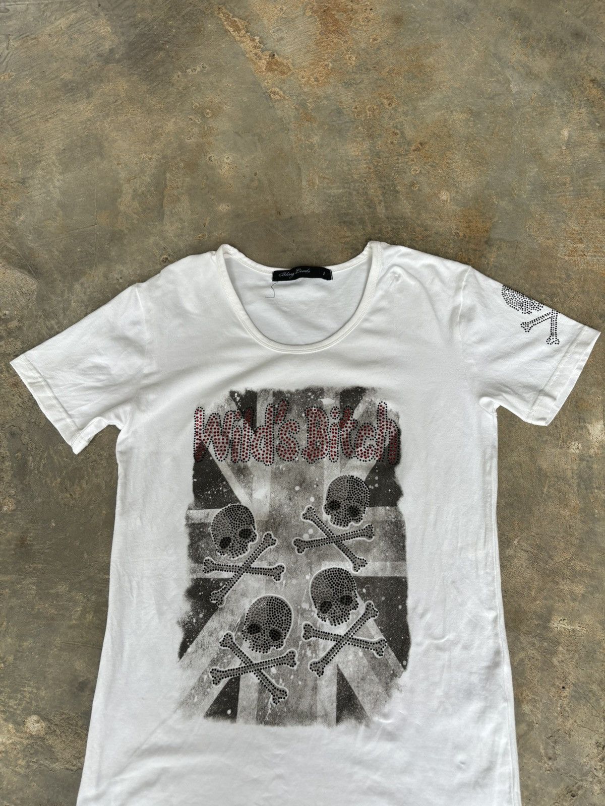 Hysteric Glamour Y2k Wild's Bitch Skull Poem Tshirt Size US M / EU 48-50 / 2 - 2 Thumbnail