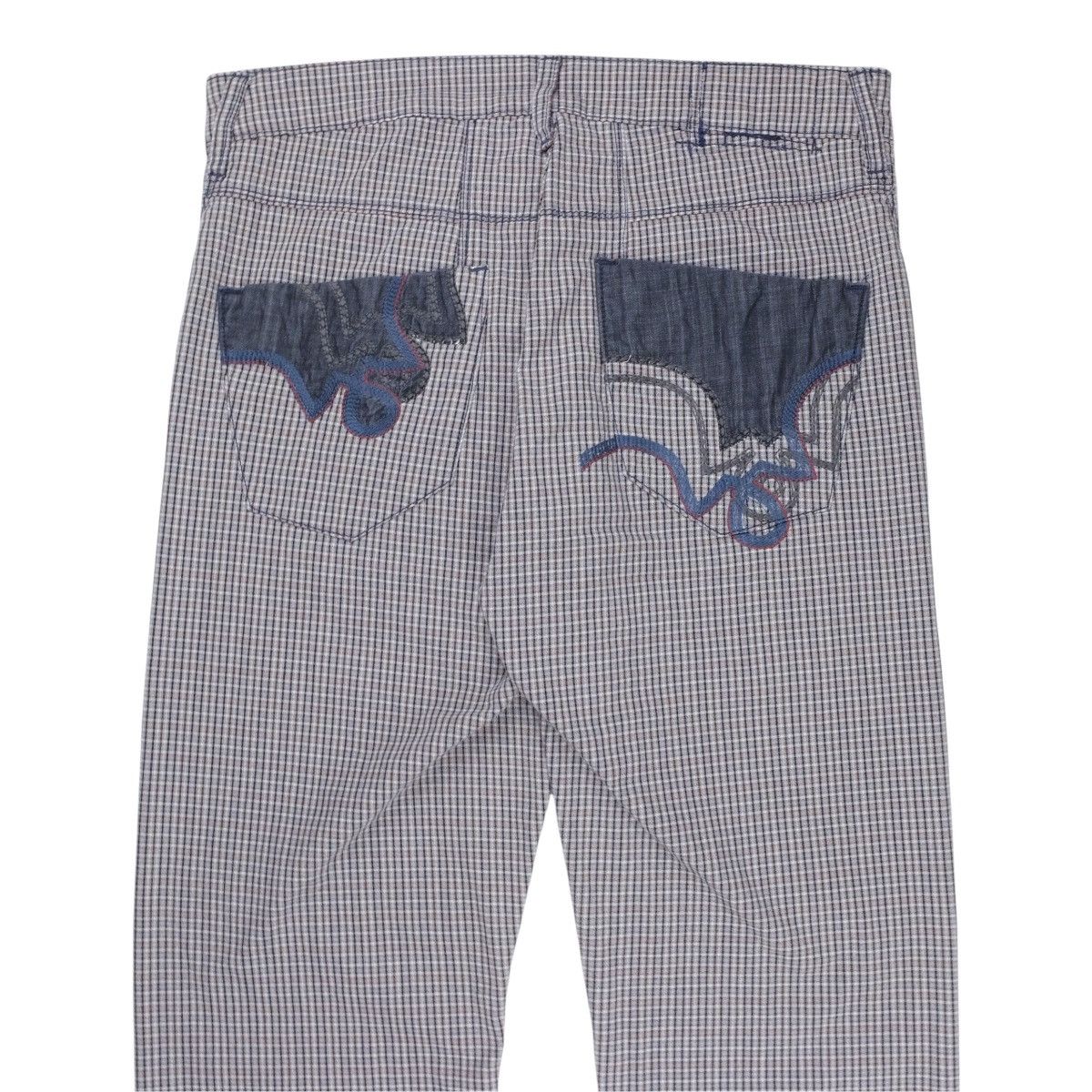 Marithe + Francois Girbaud M+FG SS09 Western Tribal Plaid Pants Size US 31 - 4 Thumbnail