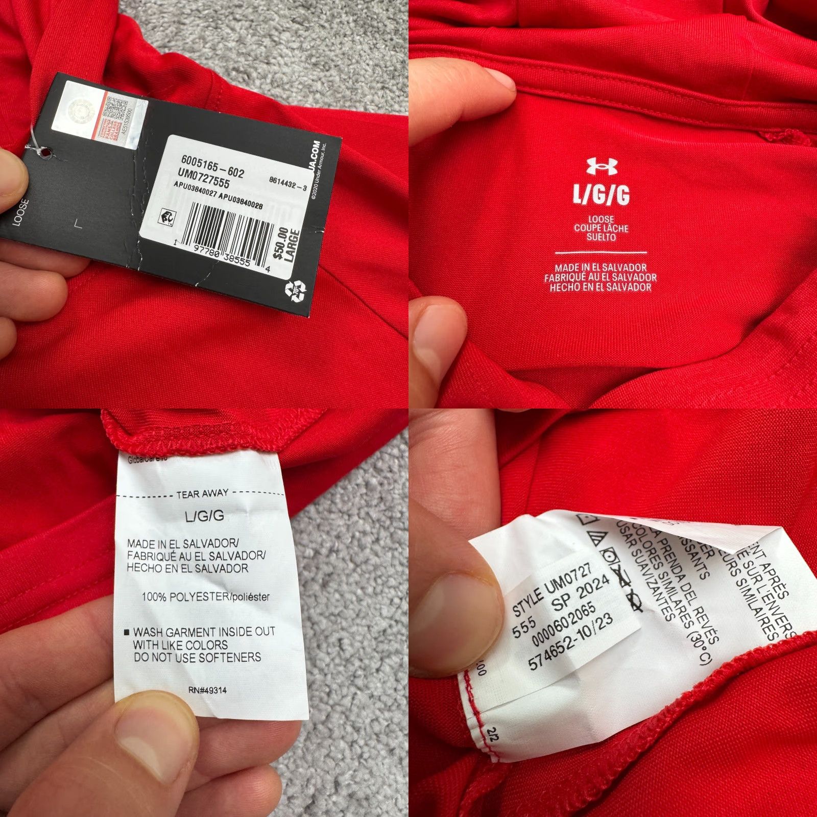Under Armour VINTAGE Under Armour Texas Tech Red Raiders Loose Fit Hoodie Sweatshirt Mens L NWT Size US L / EU 52-54 / 3 - 8 Thumbnail