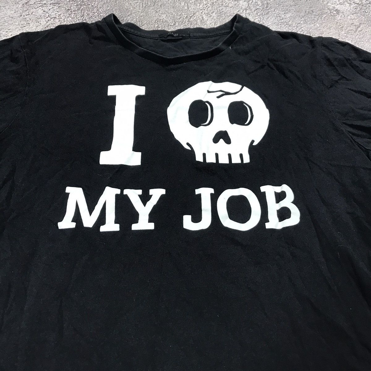 Vintage Vintage Y2K Graphic Tee Skull Print Streetwear Dark Humor L Size US L / EU 52-54 / 3 - 2 Thumbnail