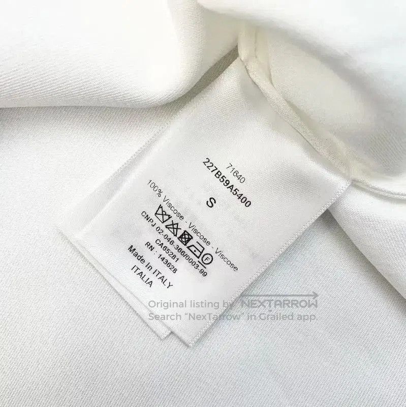 Dior Dior Women's Short Sleeve White Shirt . Size S / US 4 / IT 40 - 4 Thumbnail