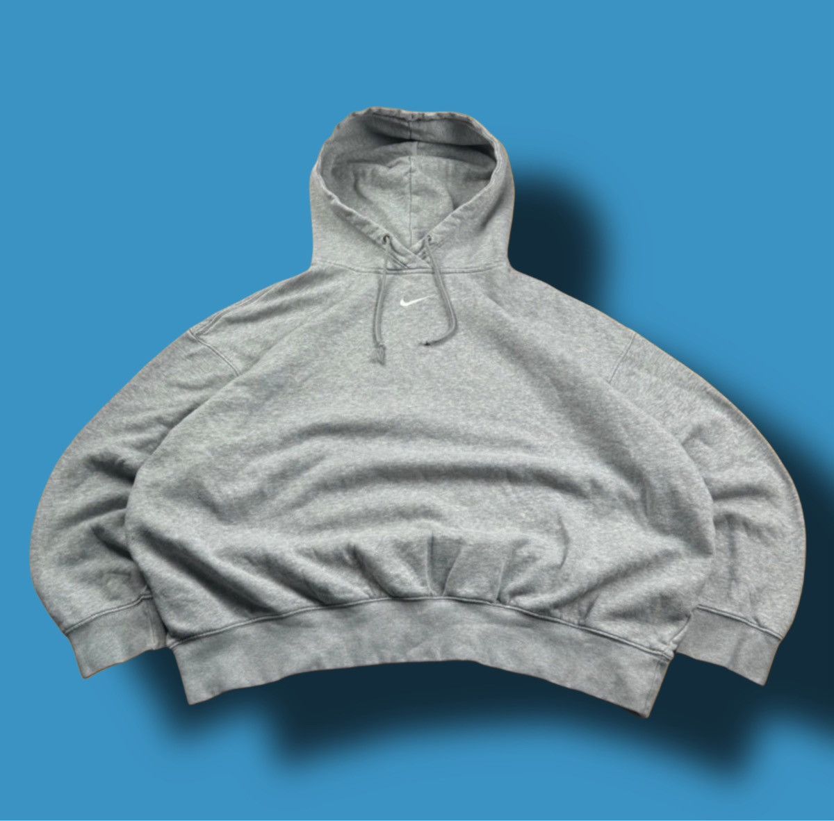 Nike × Vintage NIKE VINTAGE CENTER LOGO OVERSIZE BOXY HOODIE Size US M / EU 48-50 / 2 - 1 Thumbnail