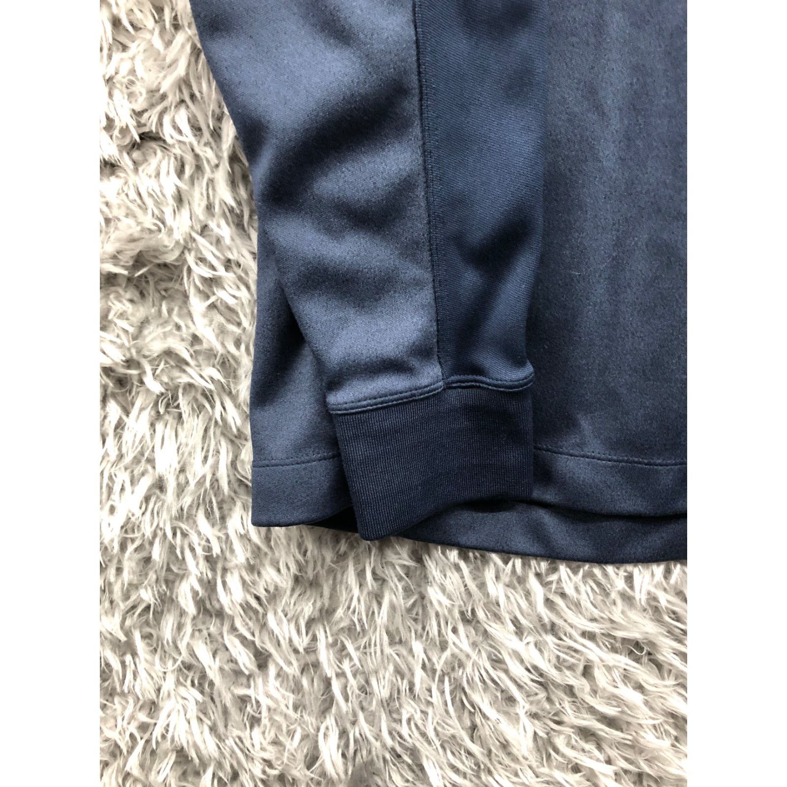 Nike Nike Dri-Fit Sweatshirt Mens M Long Sleeve Blue Mock Neck Half Zip Sponsor Pullover Size US M / EU 48-50 / 2 - 5 Thumbnail