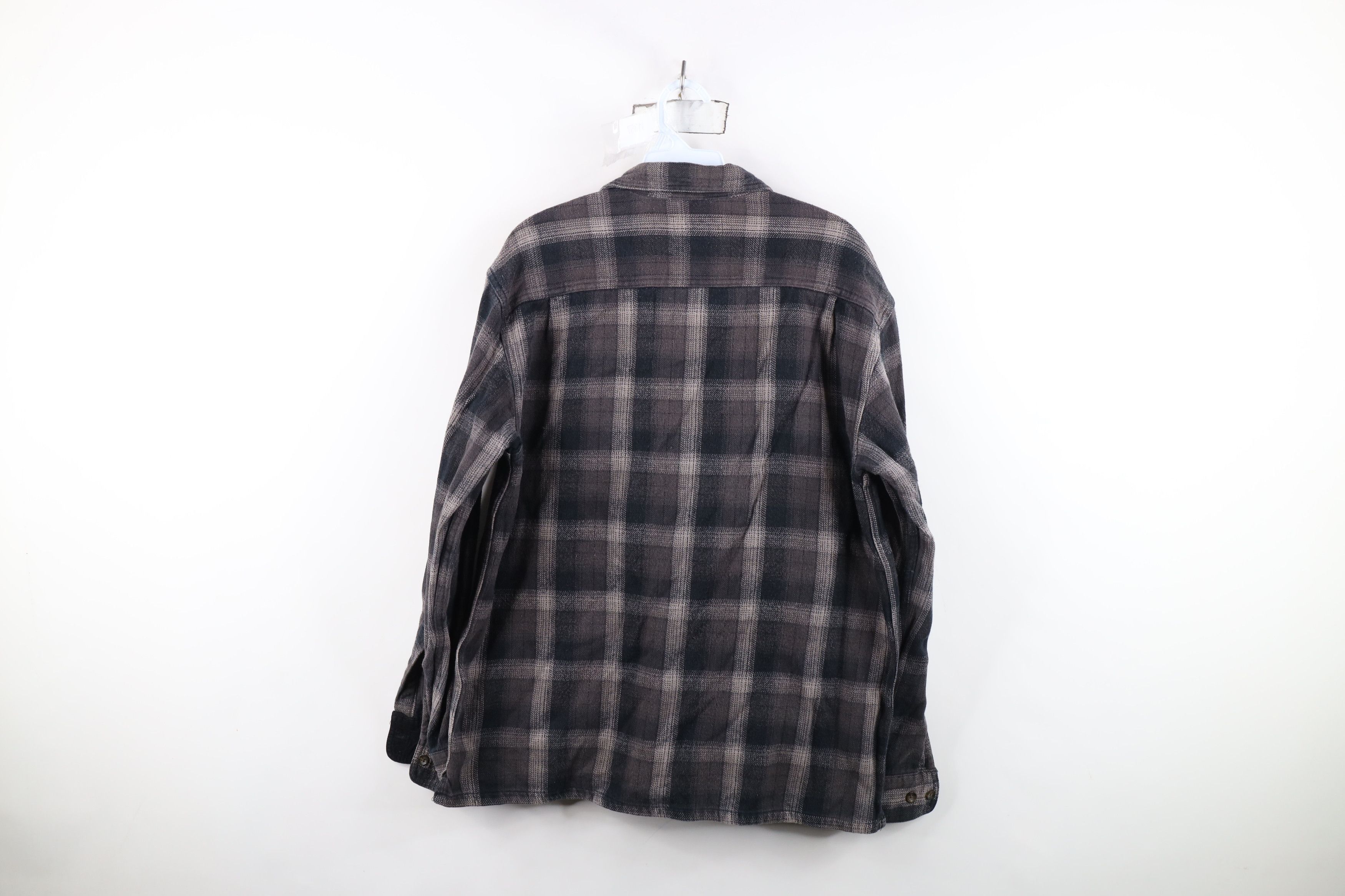 Vintage Vintage 90s Y2K Streetwear Heavy Flannel Button Shirt Plaid Size US M / EU 48-50 / 2 - 9 Thumbnail