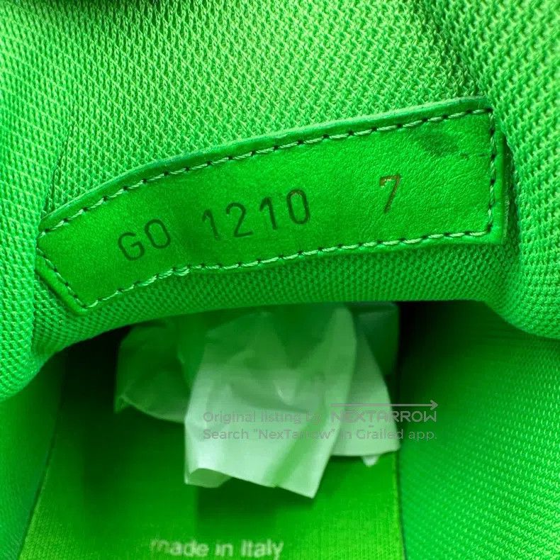 Louis Vuitton Louis Vuitton Trainer Jeans Fluorescent Green Board Shoes Size US 7 / EU 40 - 3 Thumbnail