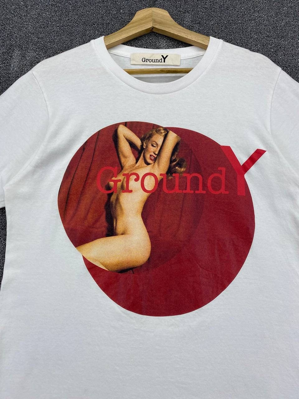 Yohji Yamamoto Vintage Yohji Yamamoto Ground Y Naked Sexy Printed T Shirts Size US M / EU 48-50 / 2 - 5 Thumbnail