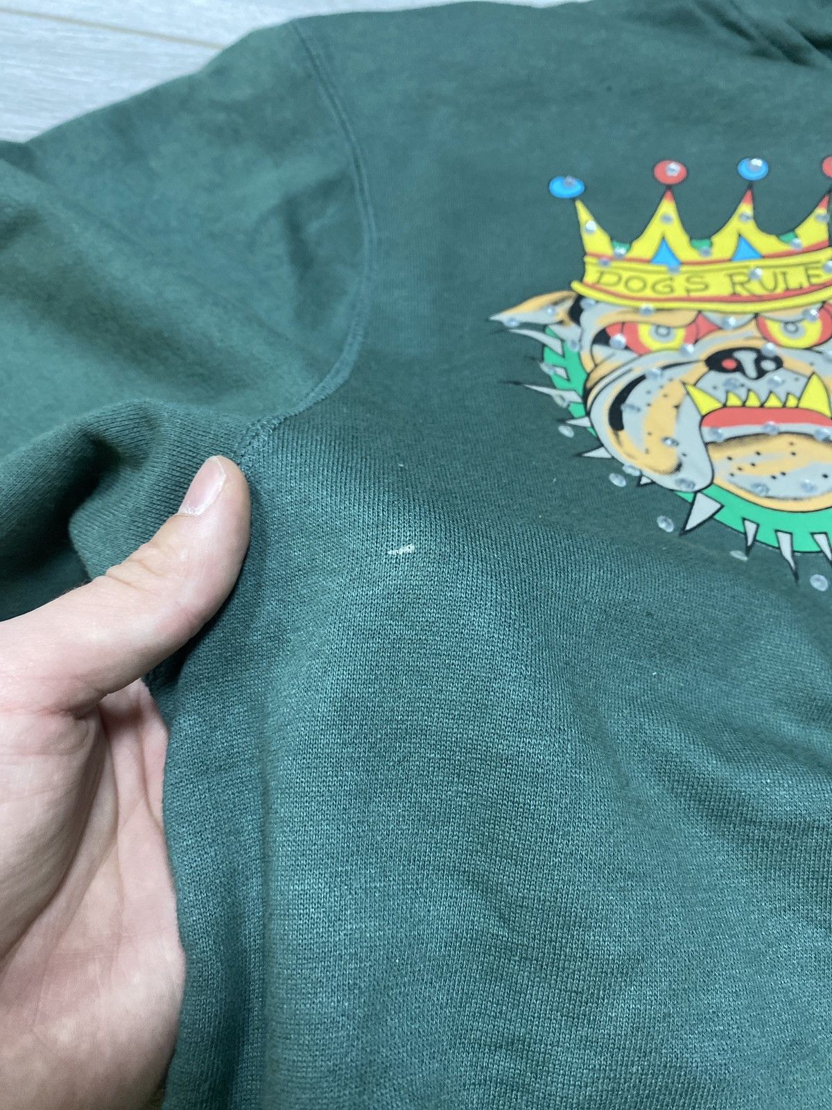 Ed Hardy Ed Hardy 🐶 vintage dogs rule big logo hoodie Size US XXL / EU 58 / 5 - 14 Thumbnail
