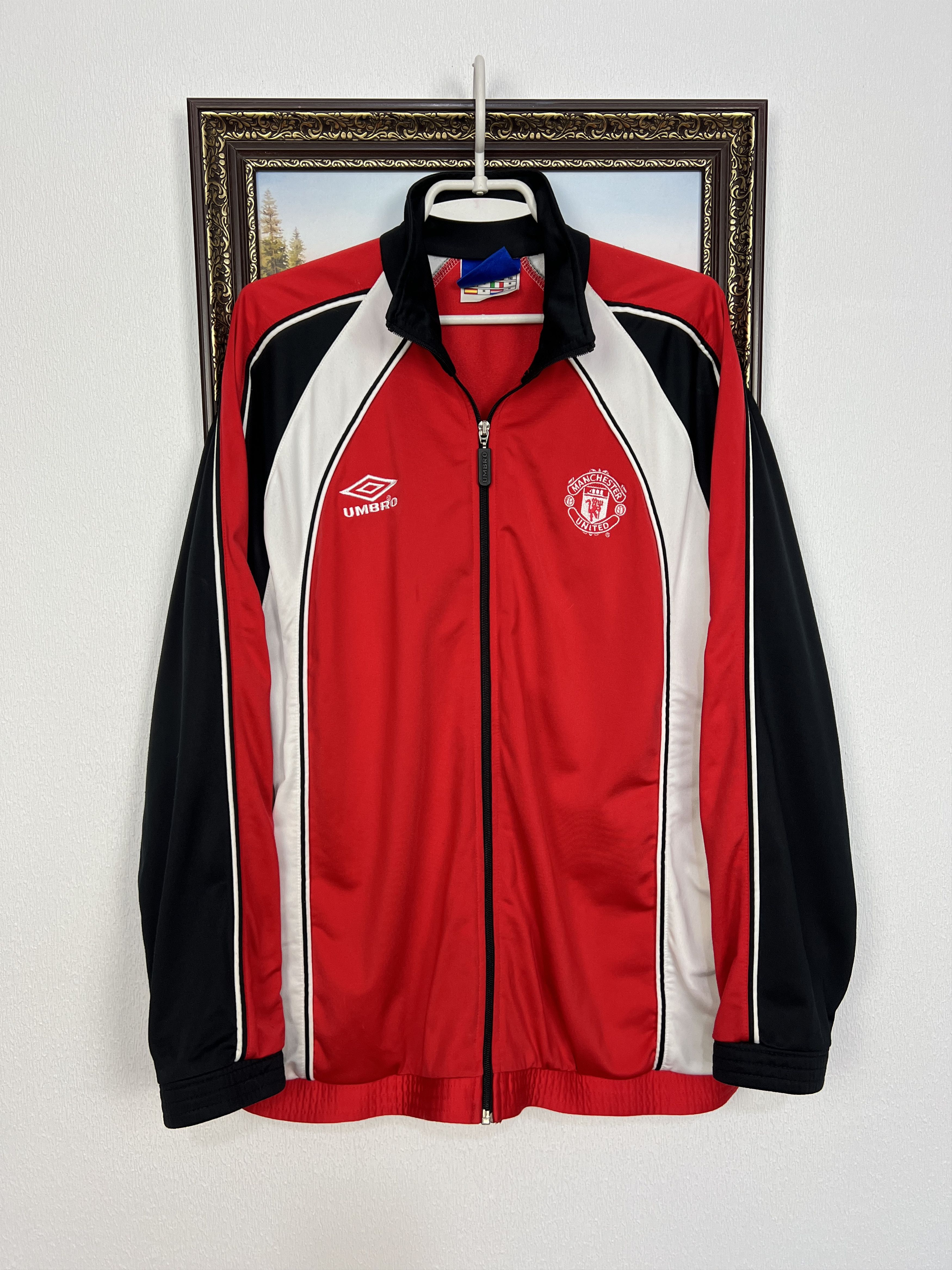 Umbro Vintage Manchester United Football Jacket Soccer Track Top Size US M / EU 48-50 / 2 - 1 Thumbnail