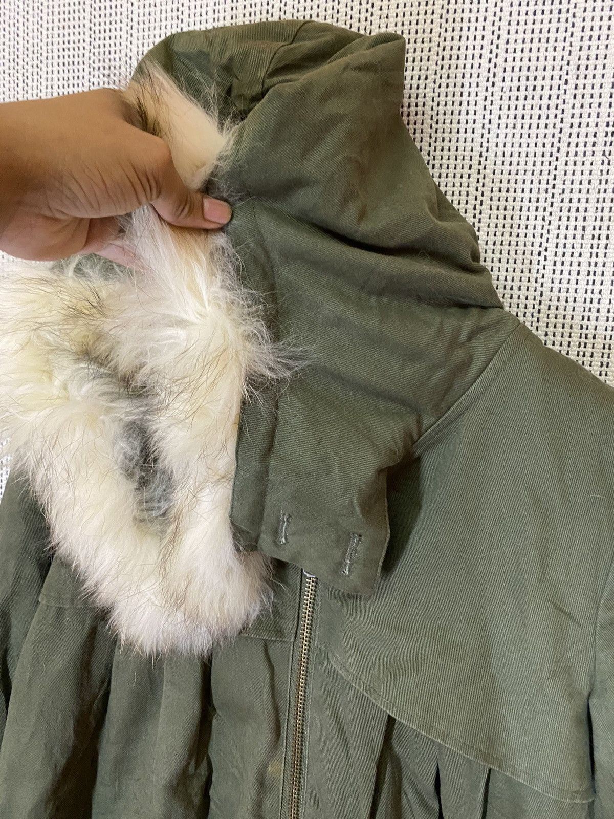 If Six Was Nine ‼️JAPANASE BRAND SLY PARKA MILITARY STYLE HOOD FUR VERY RARE‼️ Size US M / EU 48-50 / 2 - 5 Thumbnail