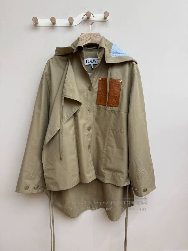 Loewe Loewe Military hood detachable hood parka, caramel color Size 4XL / US 24-26 - 1 Thumbnail