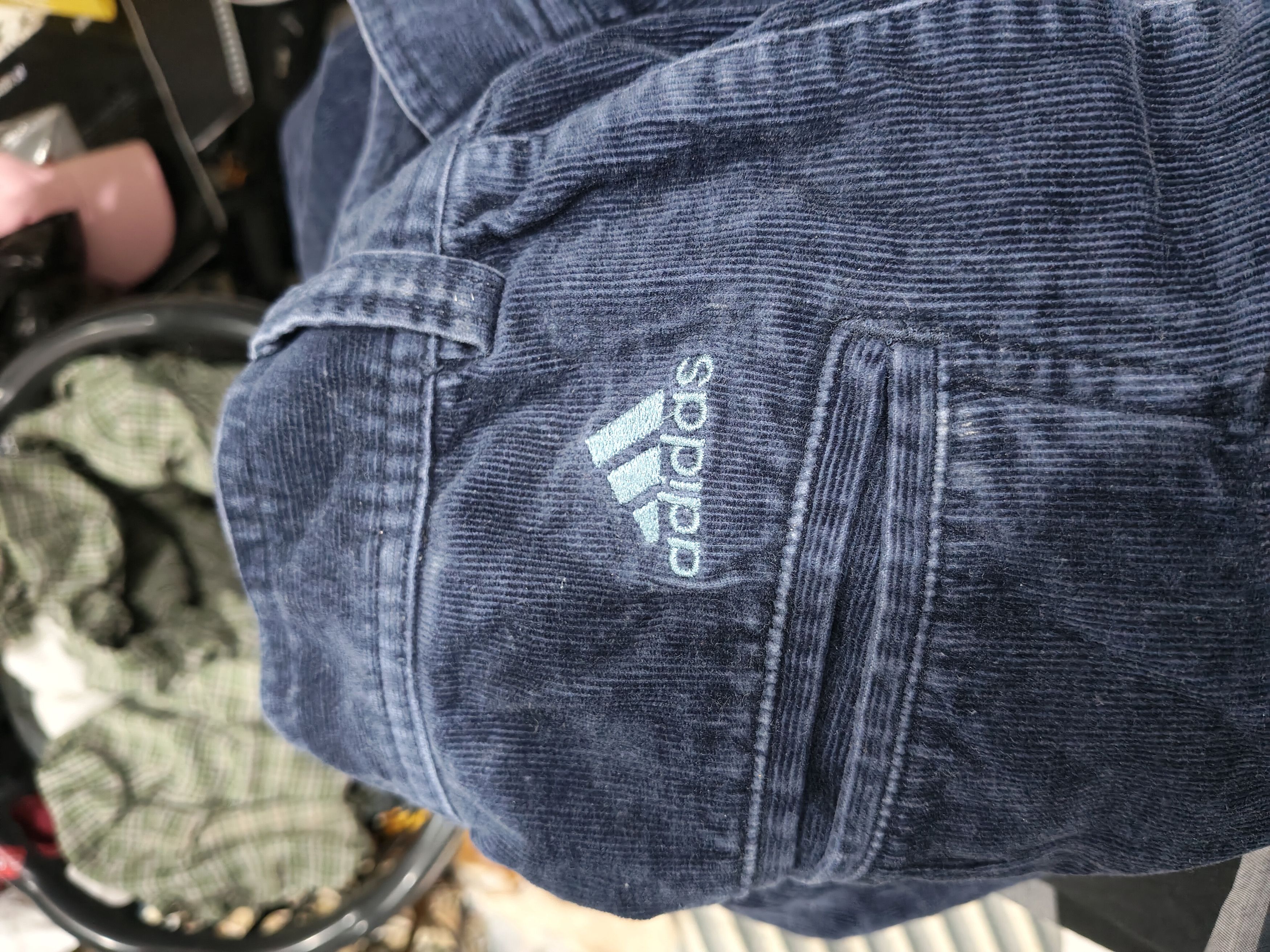 Adidas ADIDAS PANTS CORDUROY BLUE Size US 32 / EU 48 - 5 Thumbnail