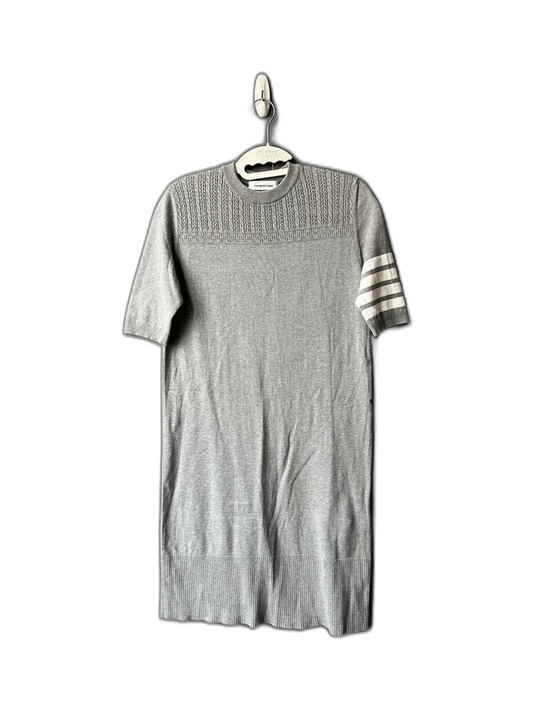 Thom Browne Thom Browne Gray Knit Dress-yf Size US 36 / EU 52 - 1 Thumbnail