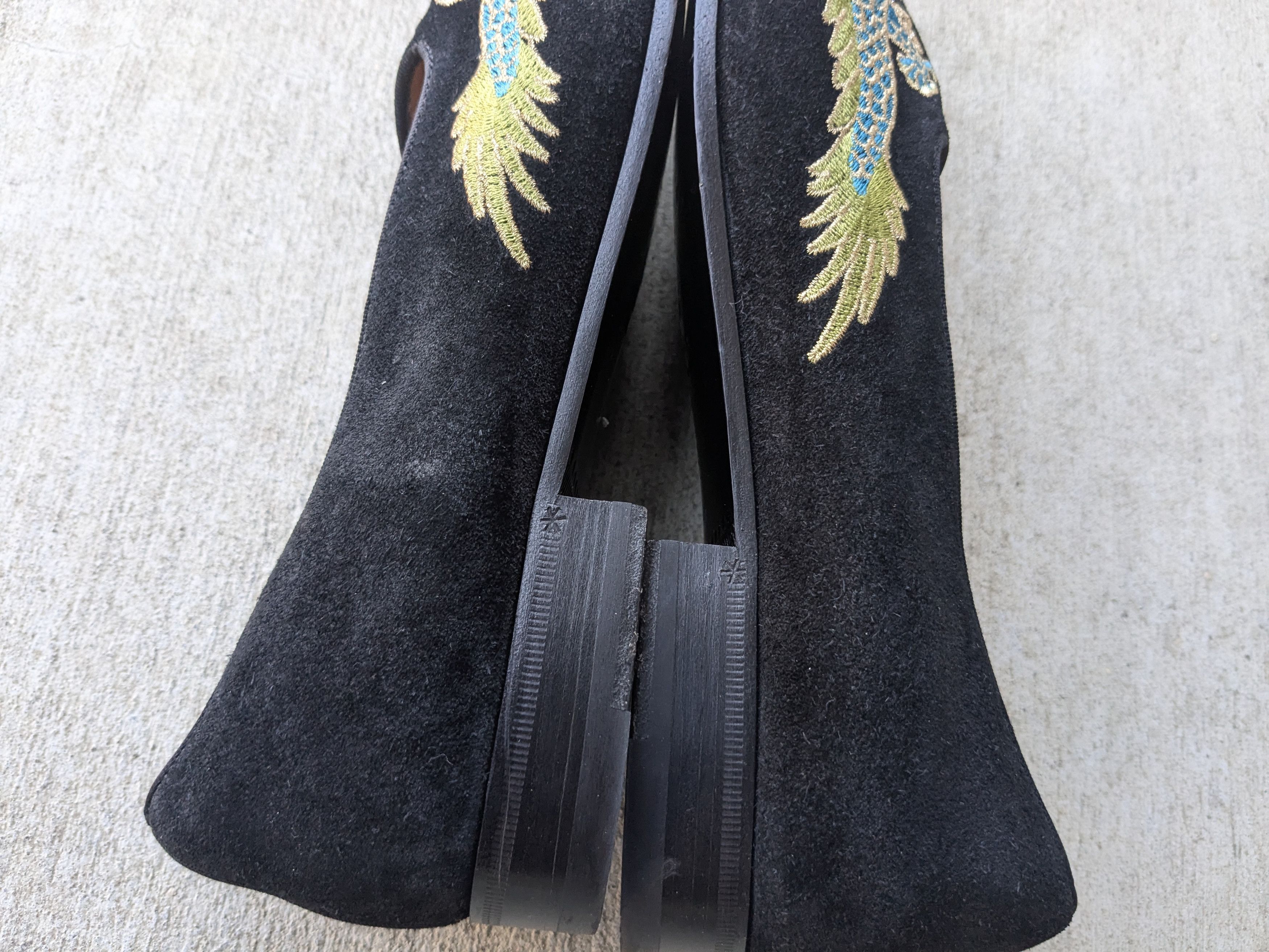 Gucci Gucci Loafers Dragon Black 9.5 Suede Slip Ons Size US 9.5 / EU 42-43 - 5 Thumbnail