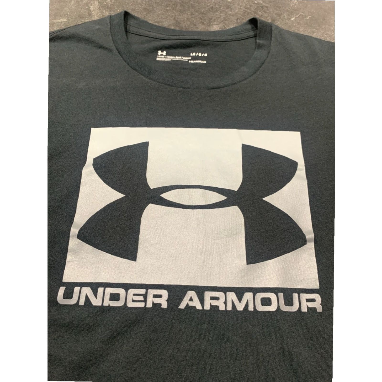 Under Armour Under Armour Mens Large Short Sleeve Loose Fit HeatGear Crew Neck T-Shirt Black Size US L / EU 52-54 / 3 - 3 Thumbnail