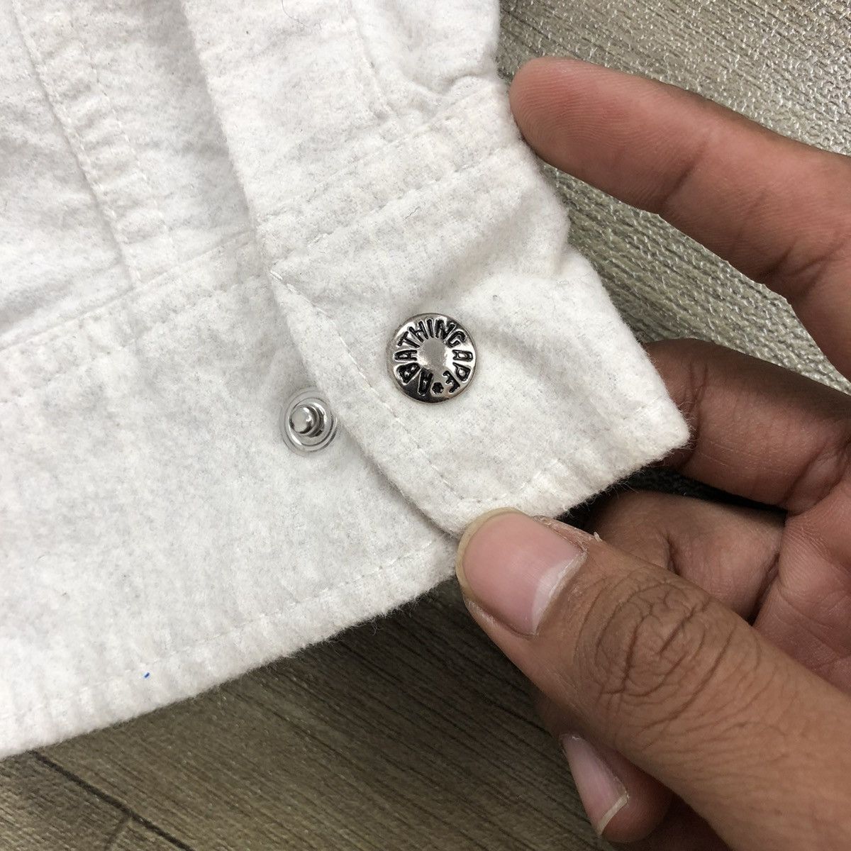 Bape × Japanese Brand 2000s A Bathing Ape Bape Double Pocket Flannel Shirt Size US L / EU 52-54 / 3 - 12 Thumbnail