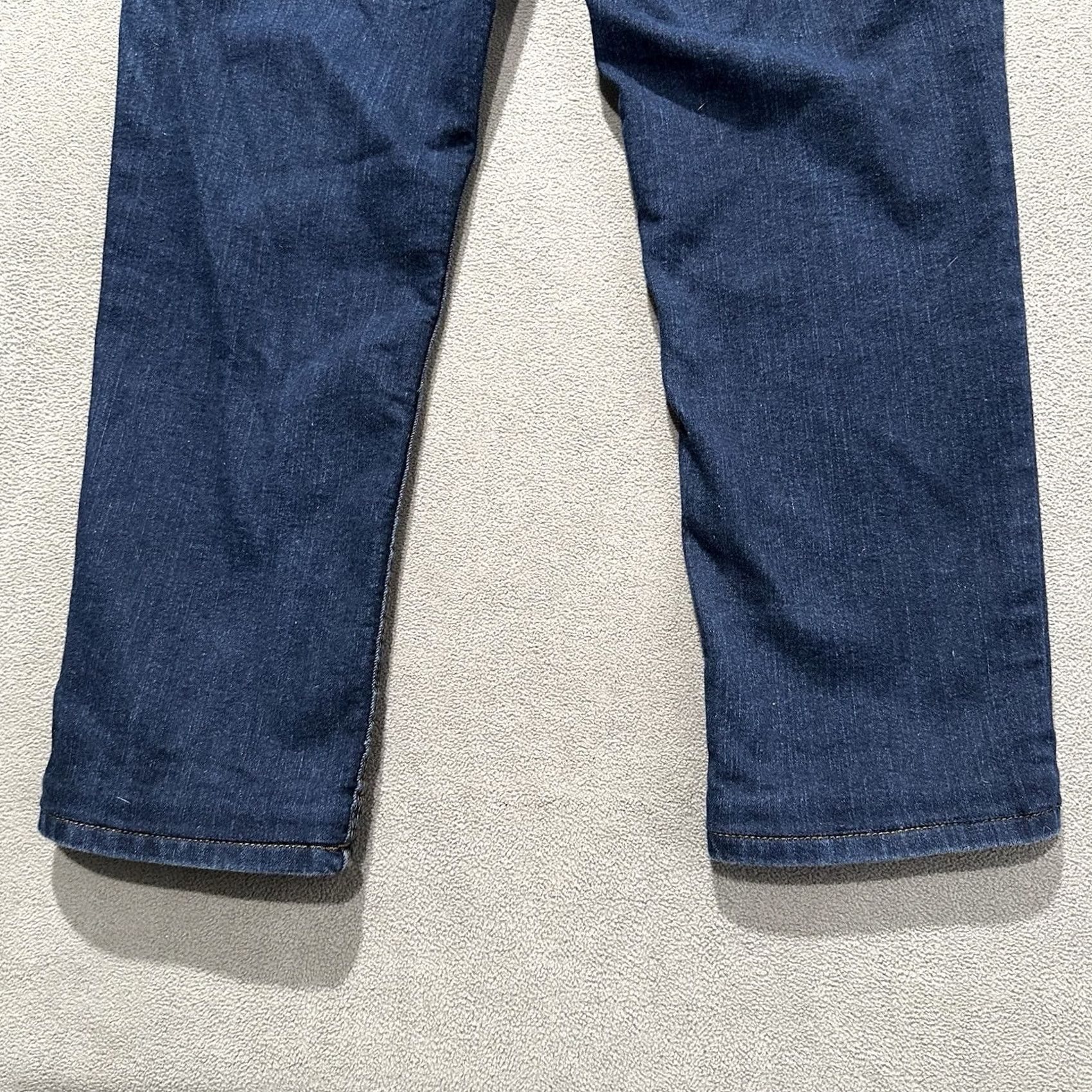Vintage Origin Jeans Mens 34 Blue Denim Slim Fit Dark Wash Hemmed READ Size US 33 - 6 Thumbnail