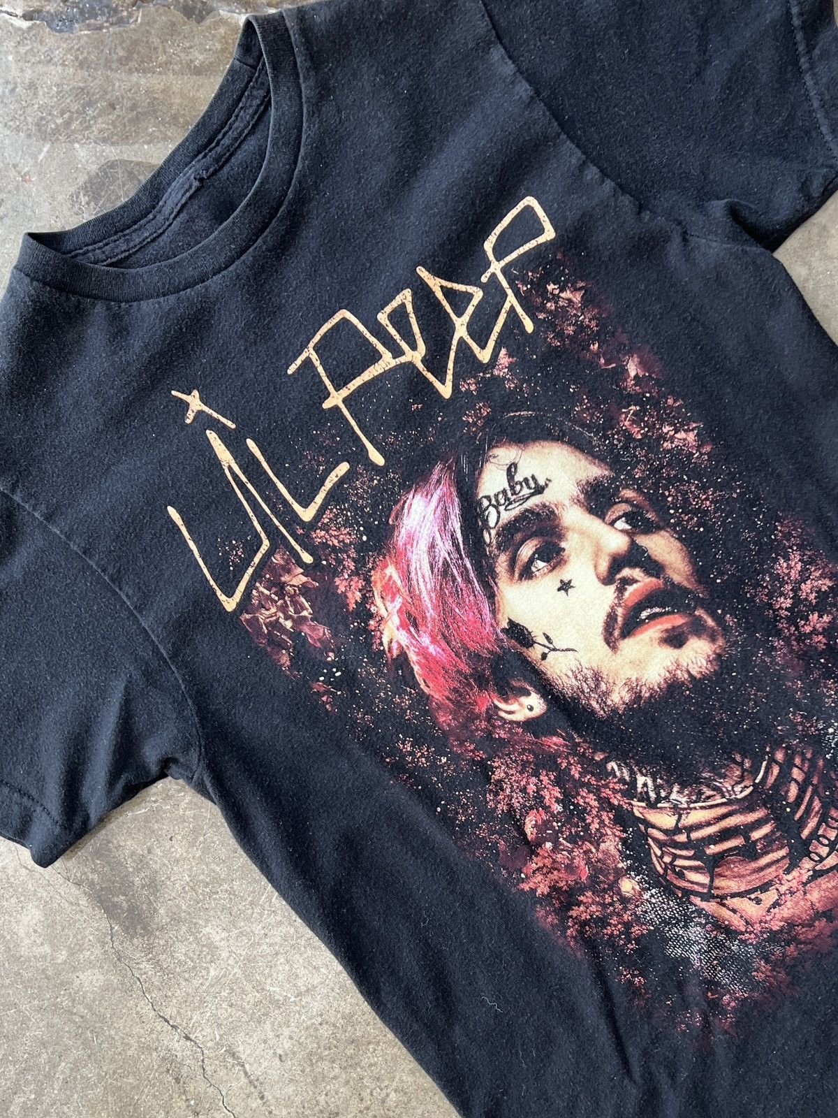 Band Tees Lil Peep Portrait Tee Small Size US S / EU 44-46 / 1 - 1 Thumbnail