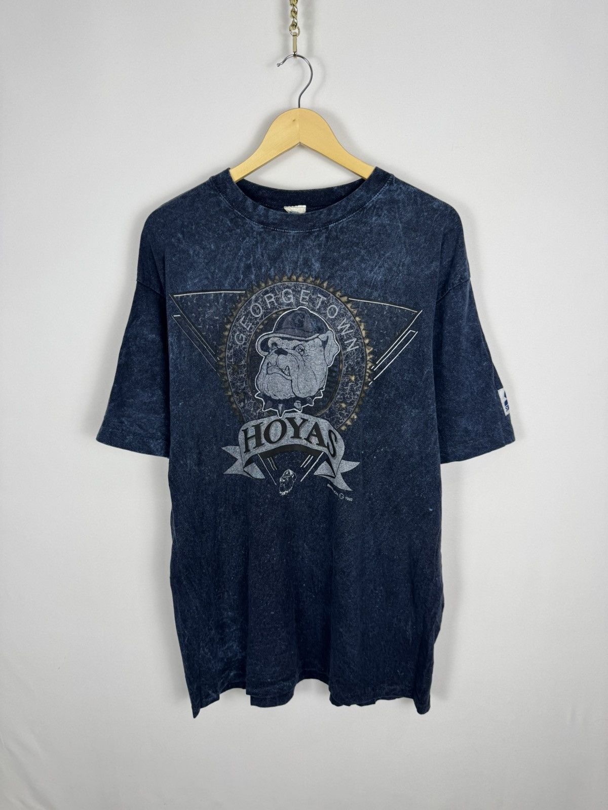 Starter Vintage 90s Starter Georgetown Hoyas Tee Size US XL / EU 56 / 4 - 2 Thumbnail