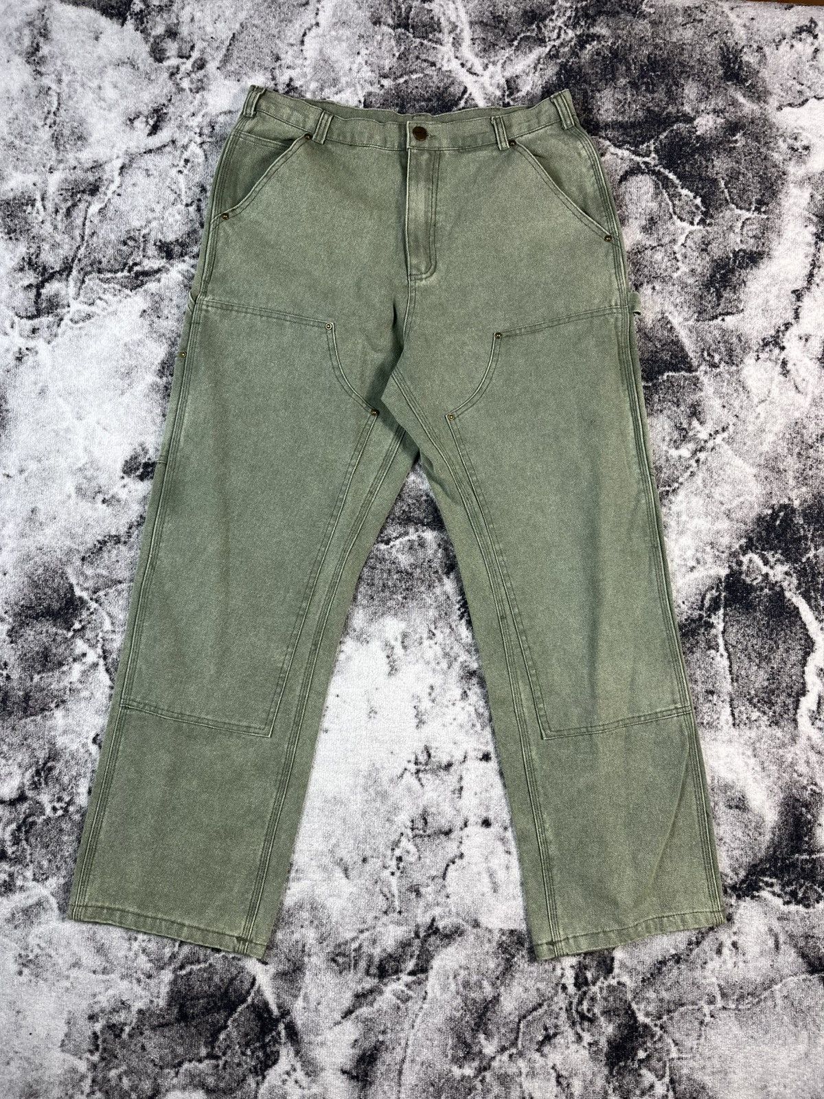 Carhartt Carhartt Green Work Pants Cargo Loose Fit W34 USA Size US 34 / EU 50 - 2 Thumbnail