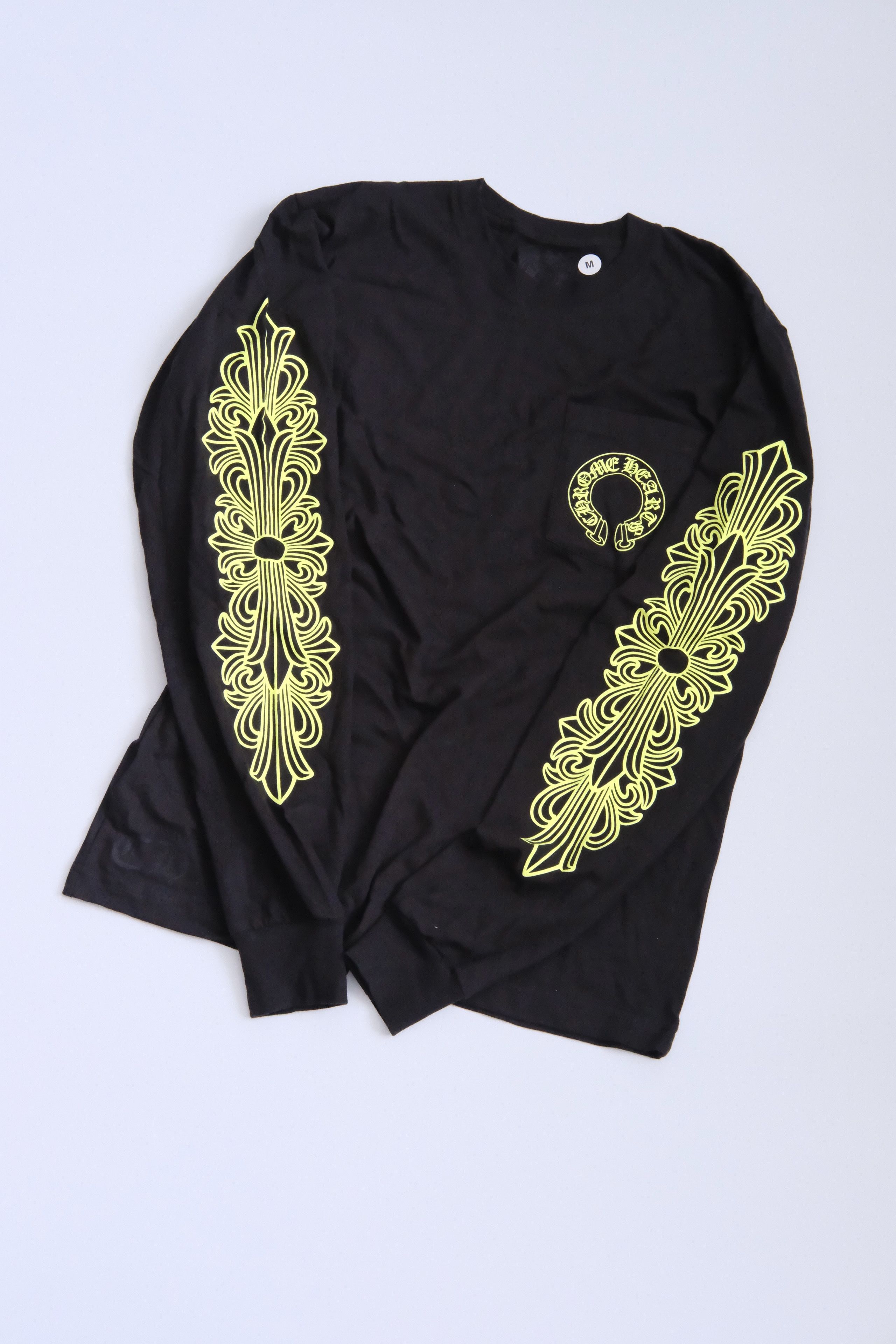 Chrome Hearts Horseshoe logo neon long sleeve Size US M / EU 48-50 / 2 - 1 Thumbnail