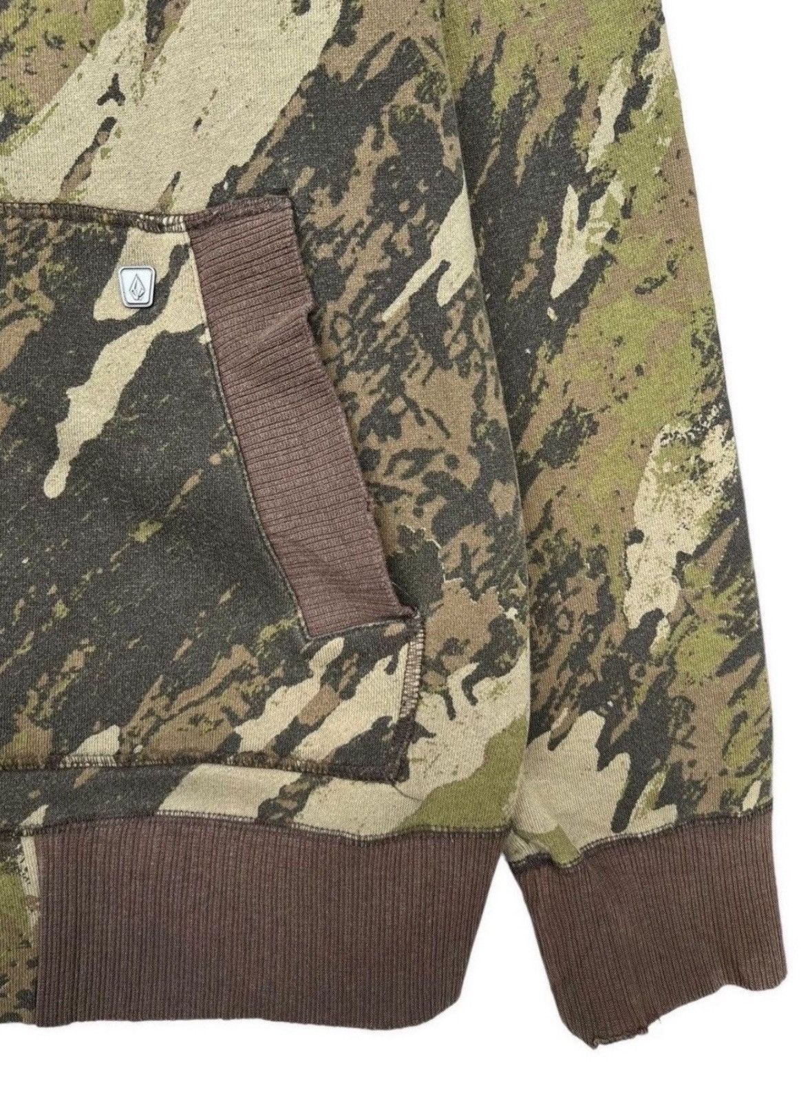 Volcom Y2k Volcom Camo Bondage Zipup Baggy Hoodie Size US L / EU 52-54 / 3 - 5 Thumbnail