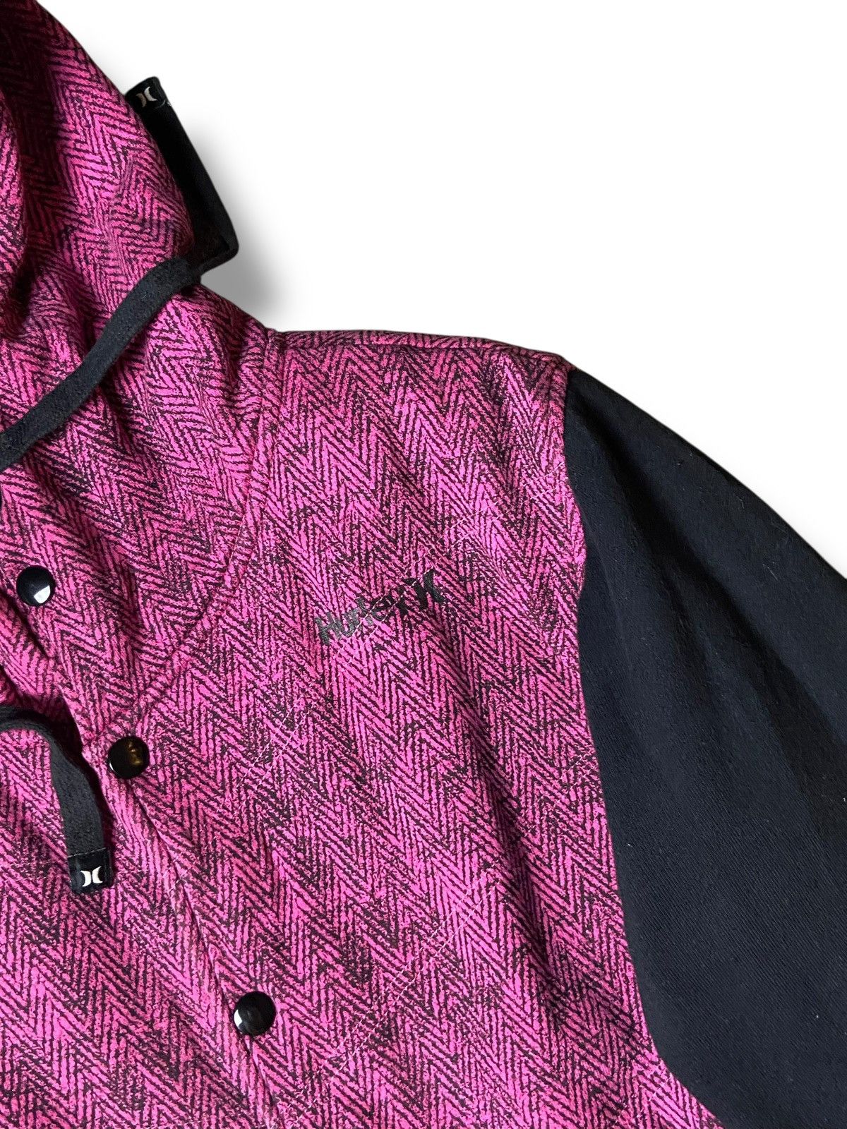 Hurley × Japanese Brand × Vintage HURLEY Brand Button Up Hooded Jacket (122) Size US M / EU 48-50 / 2 - 6 Thumbnail