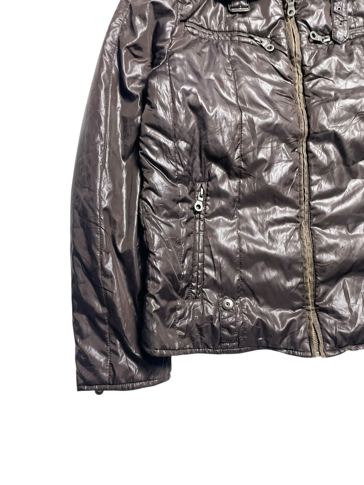 14th Addiction 2000’s Mossimo - Bikers Trim Fur Puffer Jacket Size US M / EU 48-50 / 2 - 7 Thumbnail