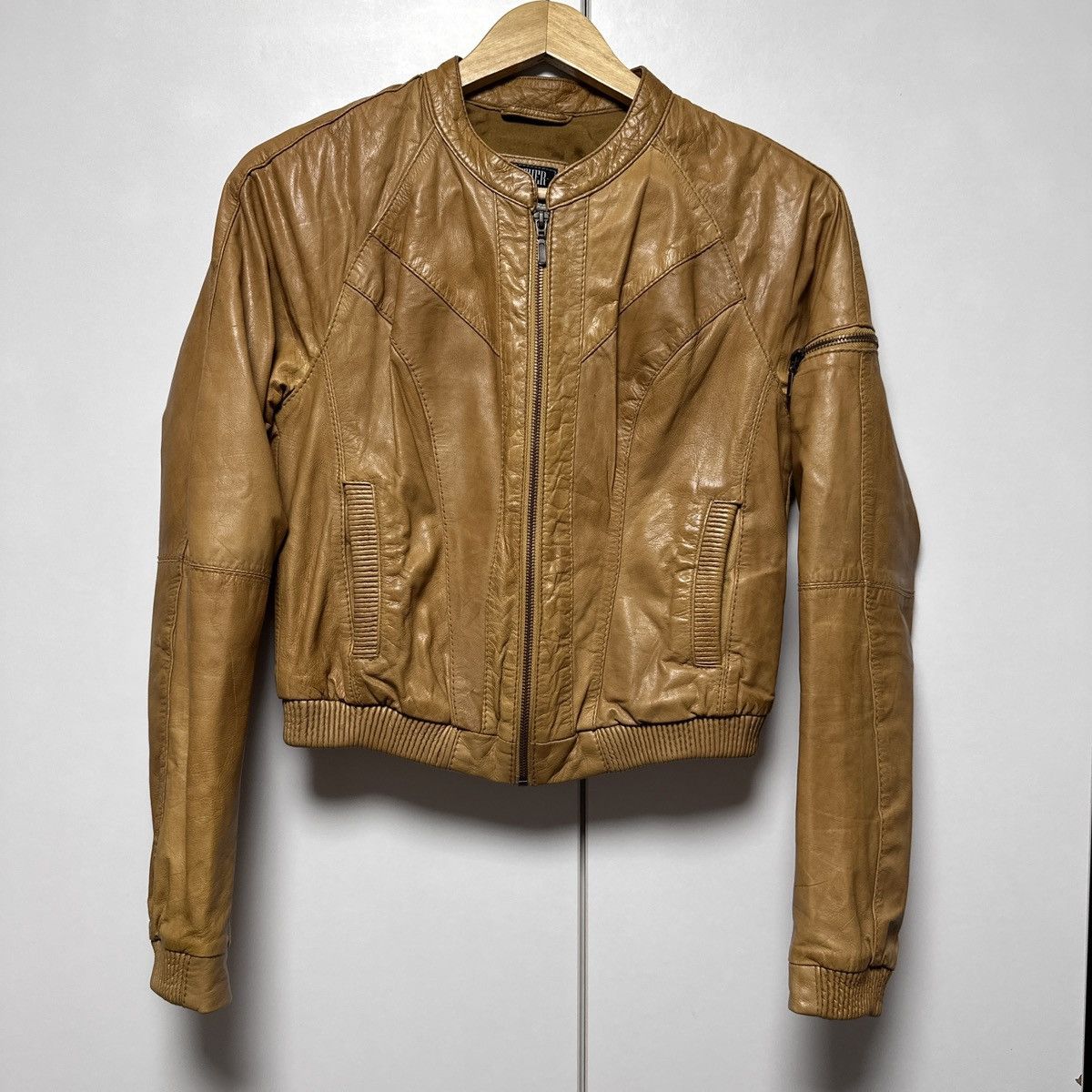 Bershka Leather jacket Bershka vintage rare y2k women japanese brand Size M / US 6-8 / IT 42-44 - 1 Thumbnail
