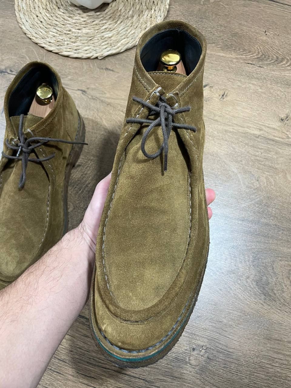 Other UIt Ormeda hand made italy mens suede ancle boots Size US 11 / EU 44 - 6 Thumbnail