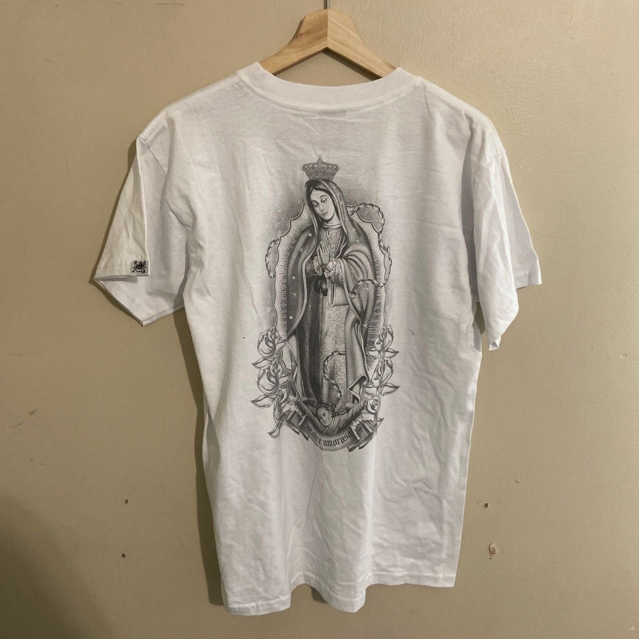Affliction × Vintage Vintage 2000s Virgin Mary Y2K Tee Size US L / EU 52-54 / 3 - 2 Thumbnail