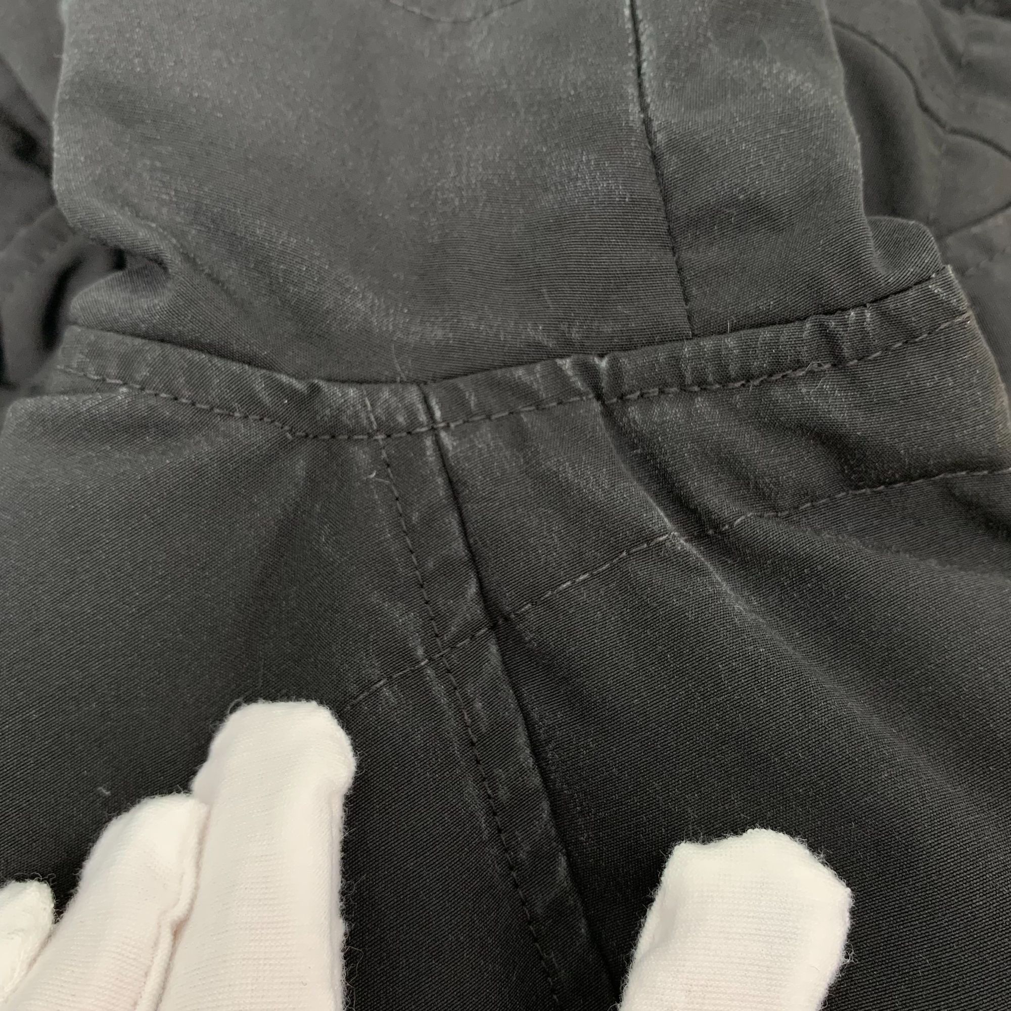 Canada Goose Canada Goose Womens Black Hooded Down Jacket With Faux Fur T Size XXS / US 00 / IT 34 - 5 Thumbnail