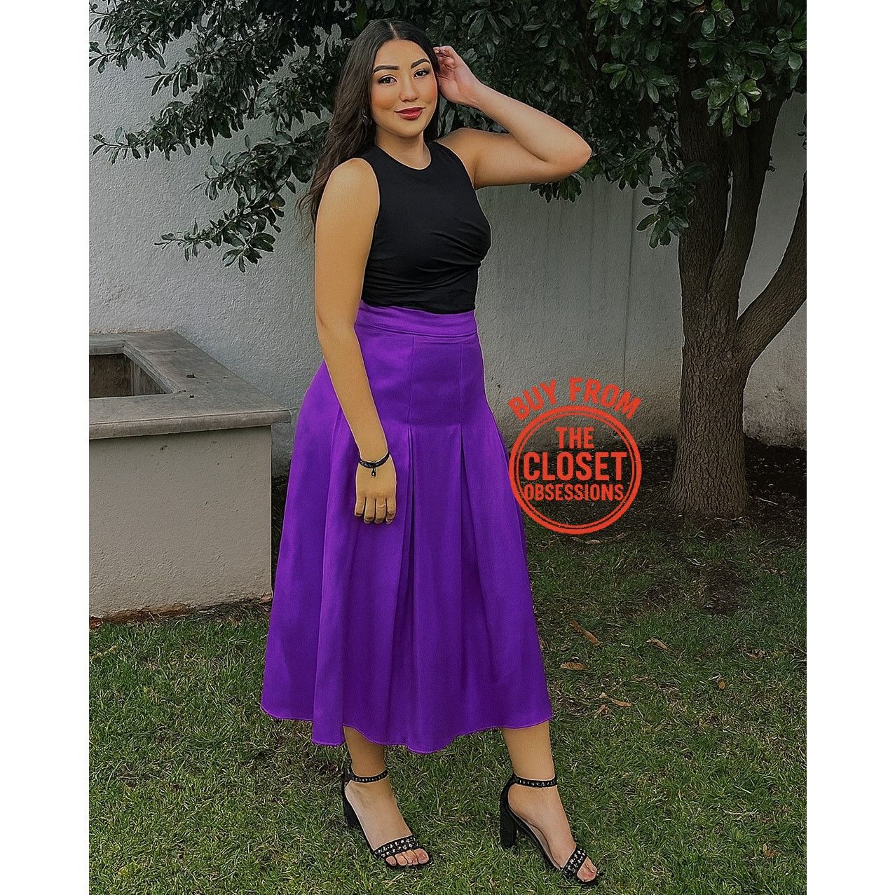 Zara ZARA High-Waisted Midi Skirt NWT LAST ONE!!! Size 27" / US 4 / IT 40 - 2 Thumbnail