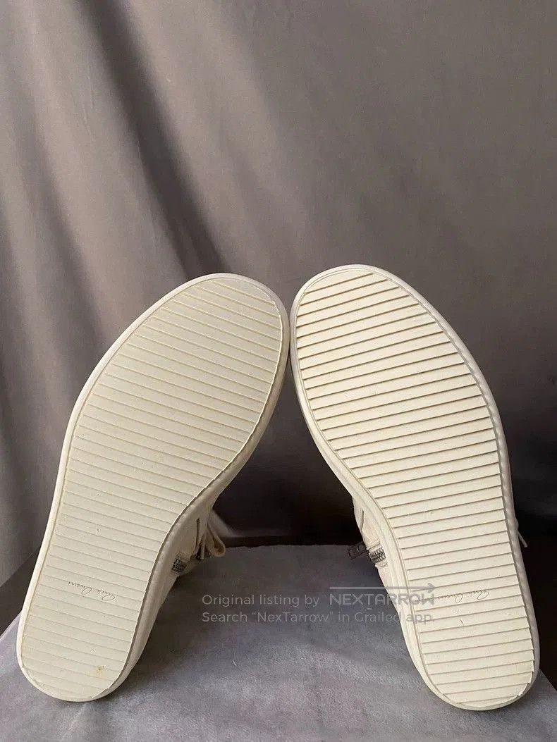 Rick Owens Rick Owens White Leather High. Size US 10.5 / EU 43-44 - 7 Thumbnail