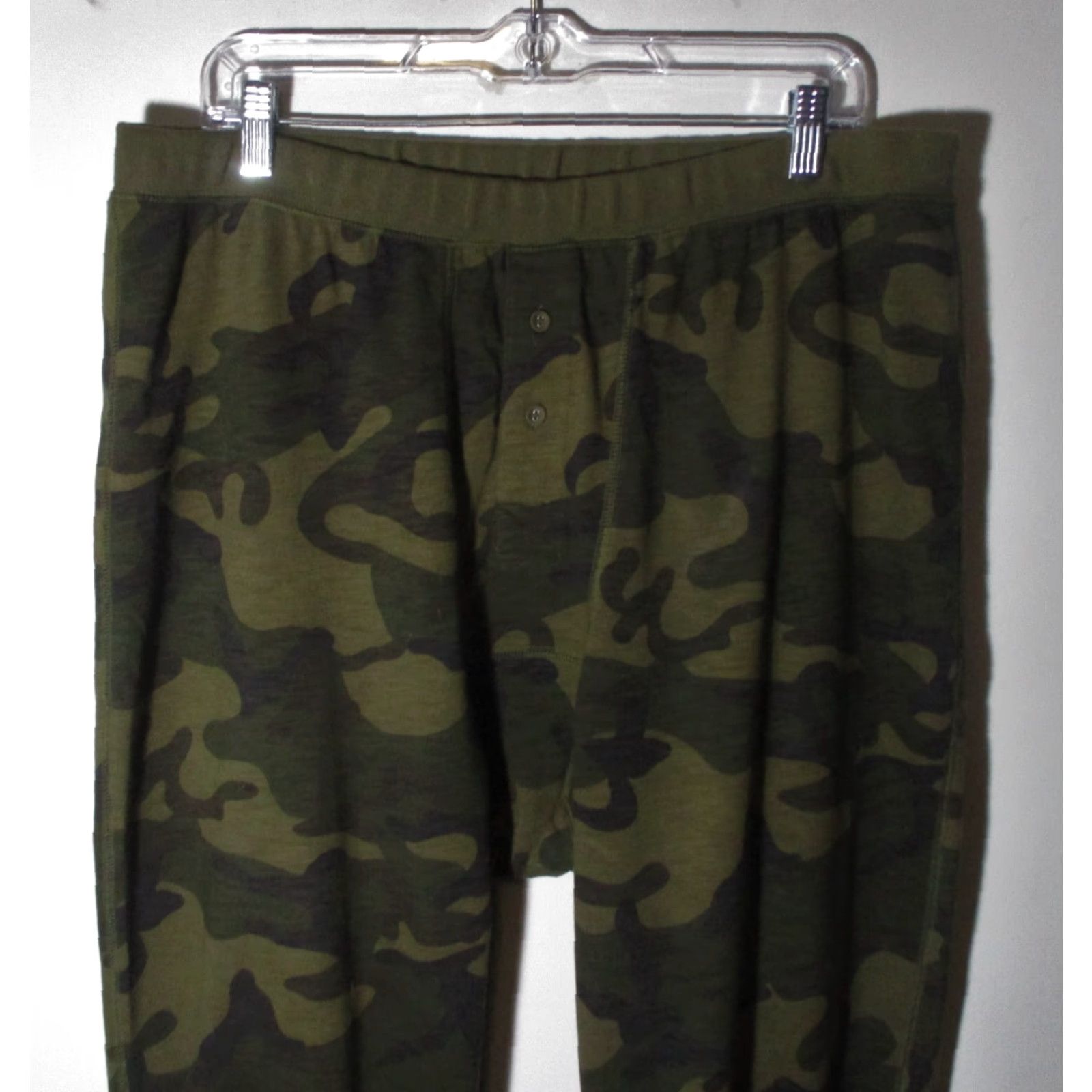 Gap GAP Camouflage Thermal Under Layer Pants XL Mens Regular 100% Cotton Green Camouflage Thermal Under Layer Pants Size US 36 / EU 52 - 2 Thumbnail