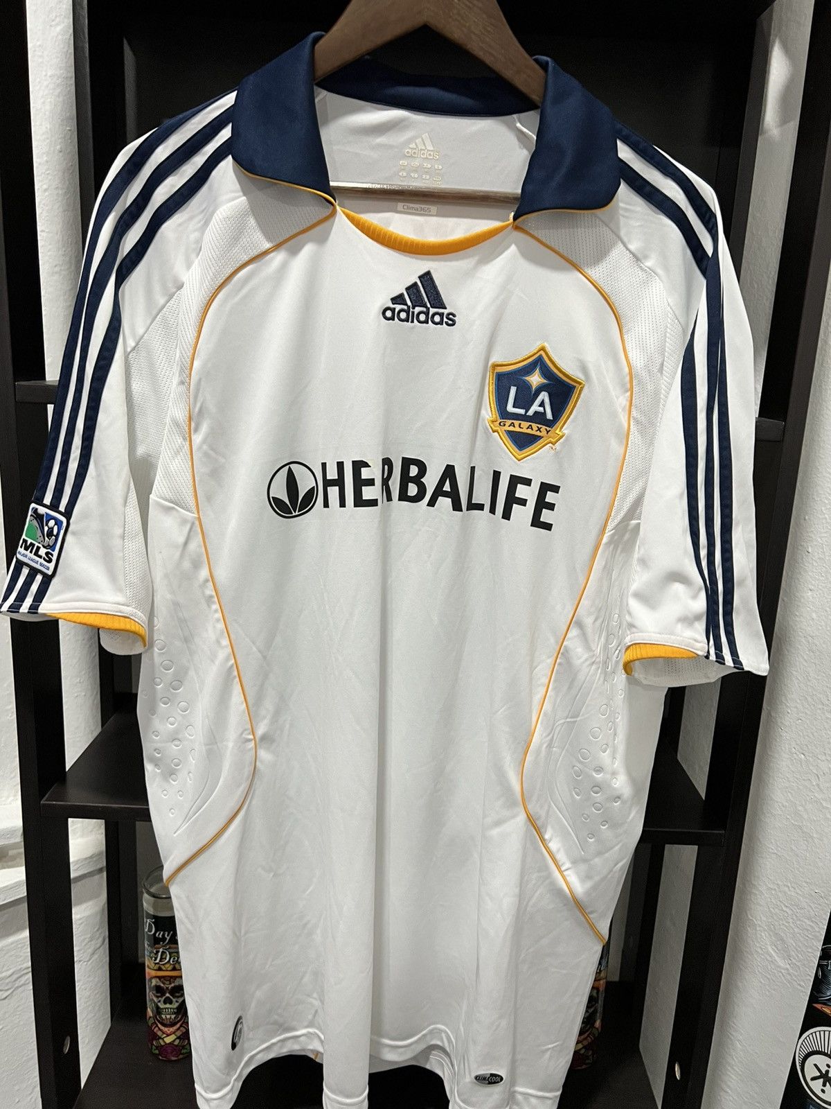 Adidas LA Galaxy 2009 Jersey David Beckham Size US XL / EU 56 / 4 - 11 Thumbnail