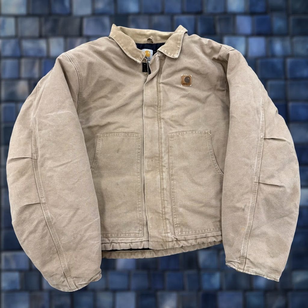 Carhartt VINTAGE Carhartt J22 SDL Jacket Coat Arctic Detroit 2XL BOXY Bomber Workwear Mens Brown Jacket Size US XXL / EU 58 / 5 - 1 Thumbnail