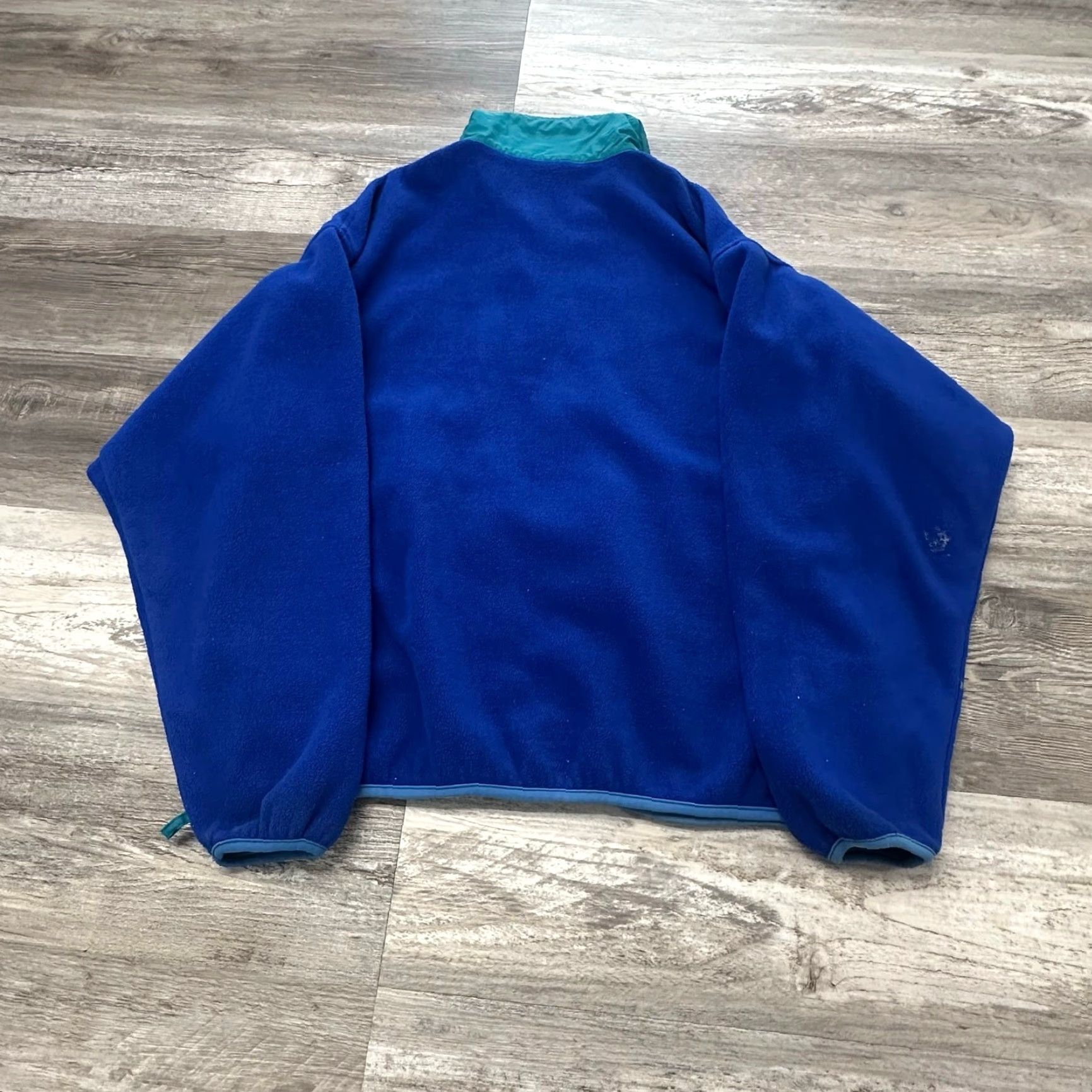 Altea VINTAGE Columbia Jacket Teal Blue Mens Large Zip Up Fleece Windbreaker Gorpcore Aqua Berry 90s Size US L / EU 52-54 / 3 - 4 Thumbnail