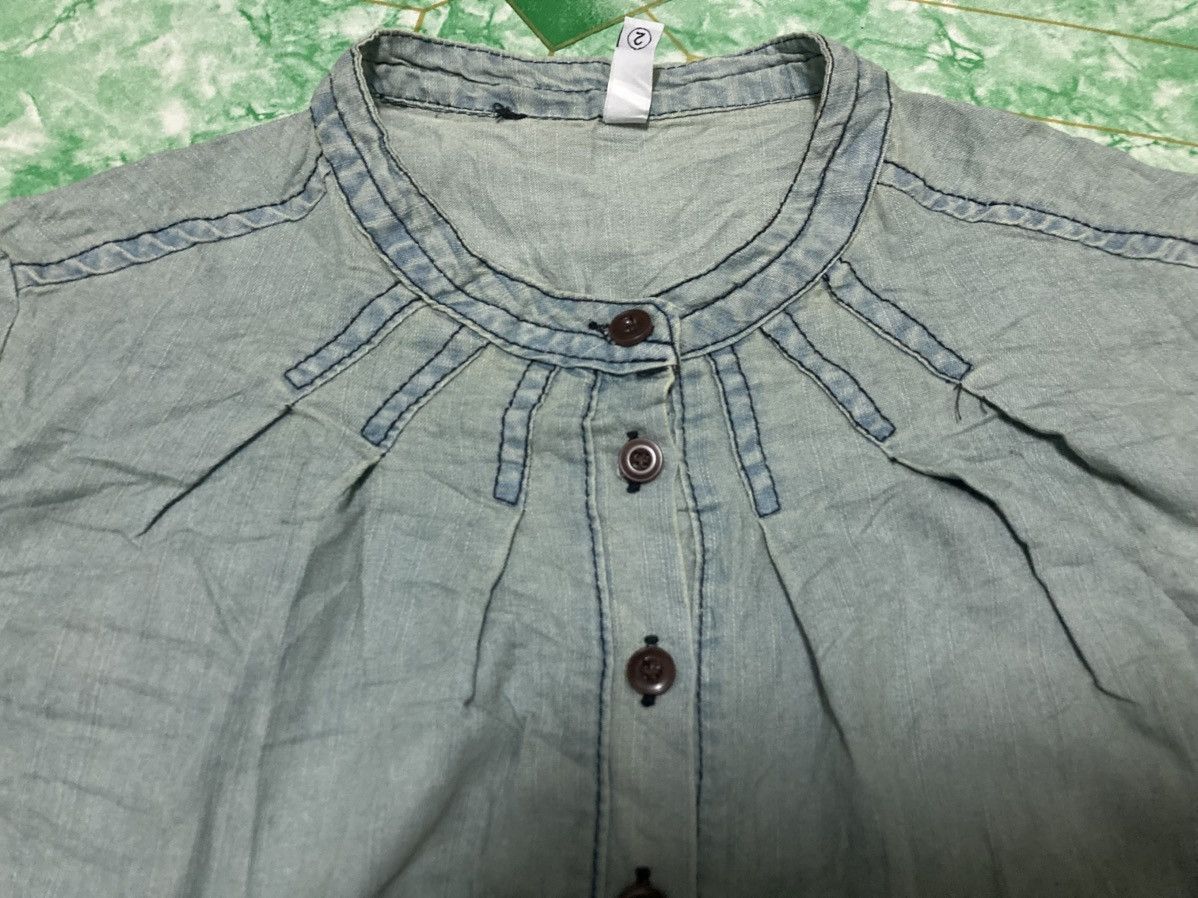 Indigo Vintage Indigo Short T Shirt Size M / US 6-8 / IT 42-44 - 3 Thumbnail