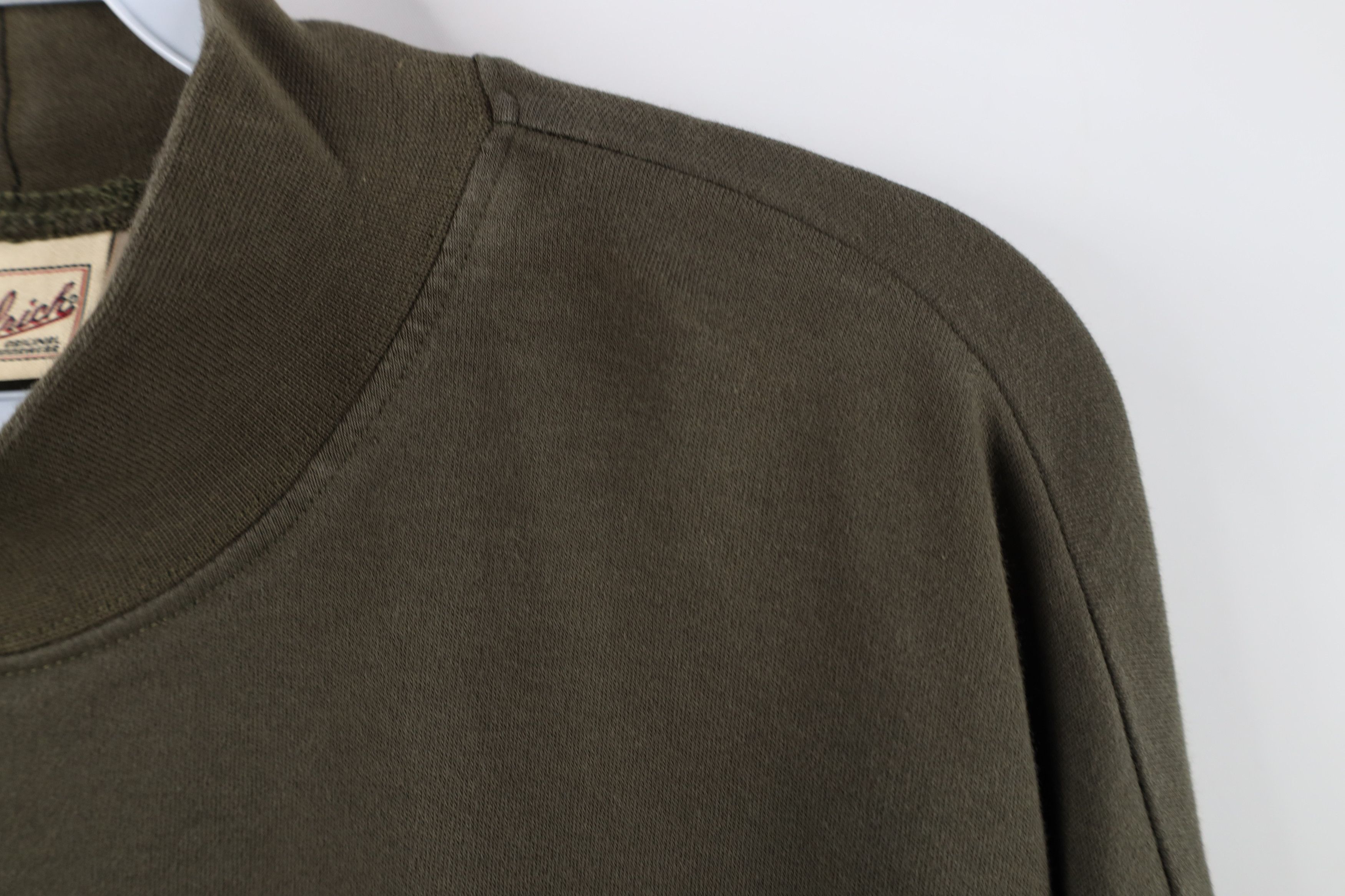 Woolrich Woolen Mills Vintage 90s Woolrich Mock Neck Long Sleeve T-Shirt Green USA Size US L / EU 52-54 / 3 - 5 Thumbnail