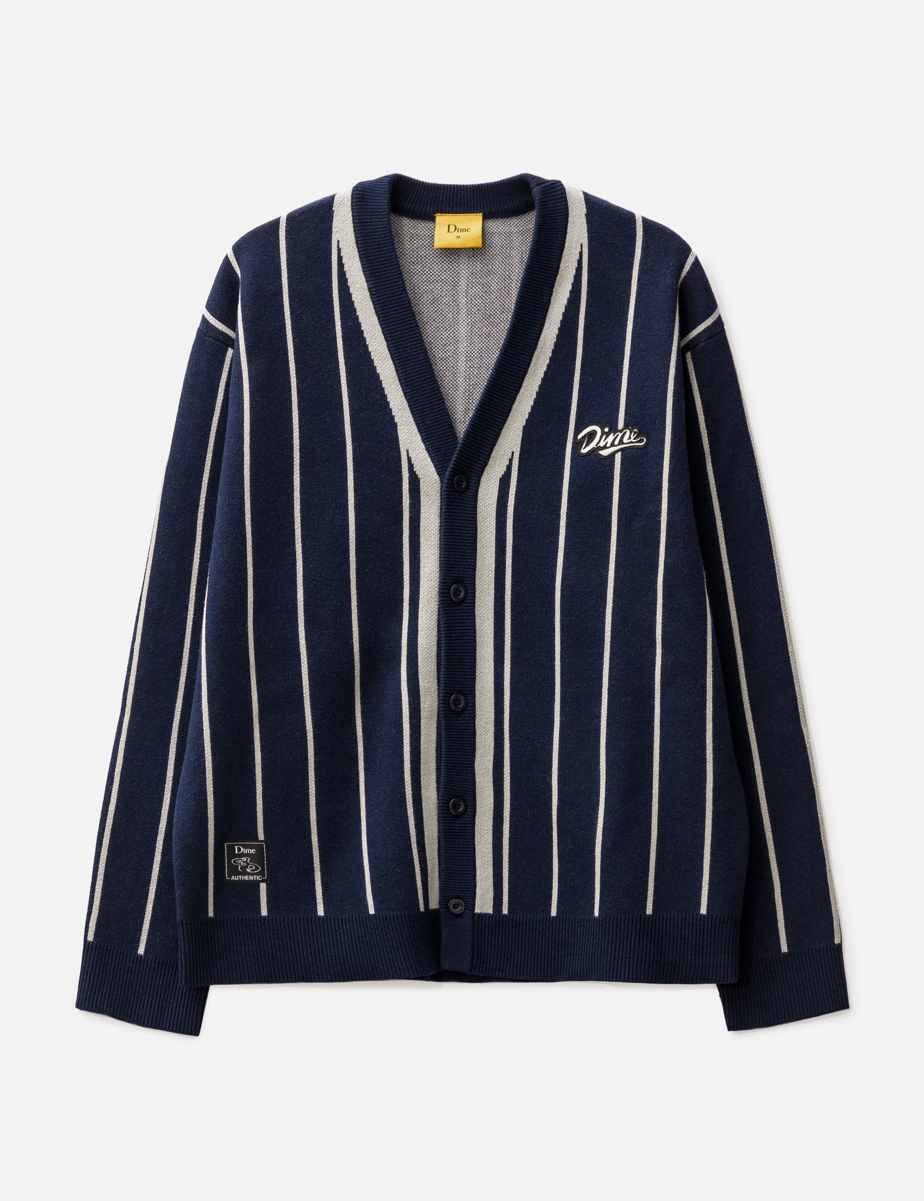 Dime Dime Mens Baseball Knit Cardigan Size US XL / EU 56 / 4 - 1 Thumbnail