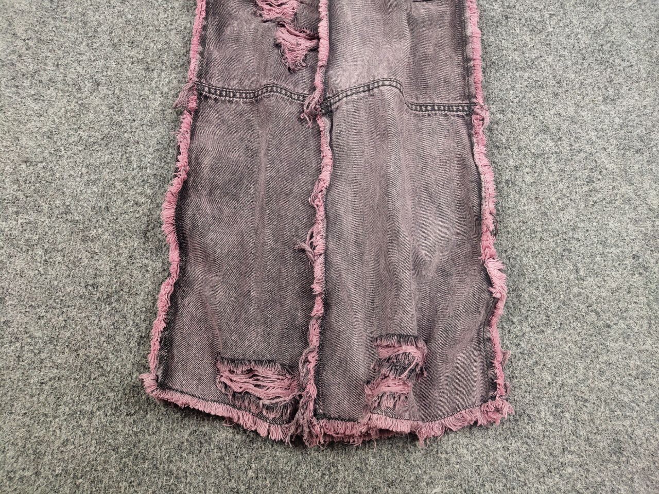 Hysteric Glamour Vintage Japan Denim flare frayed edge cargo jeans Y2K Style Size US 29 - 6 Thumbnail