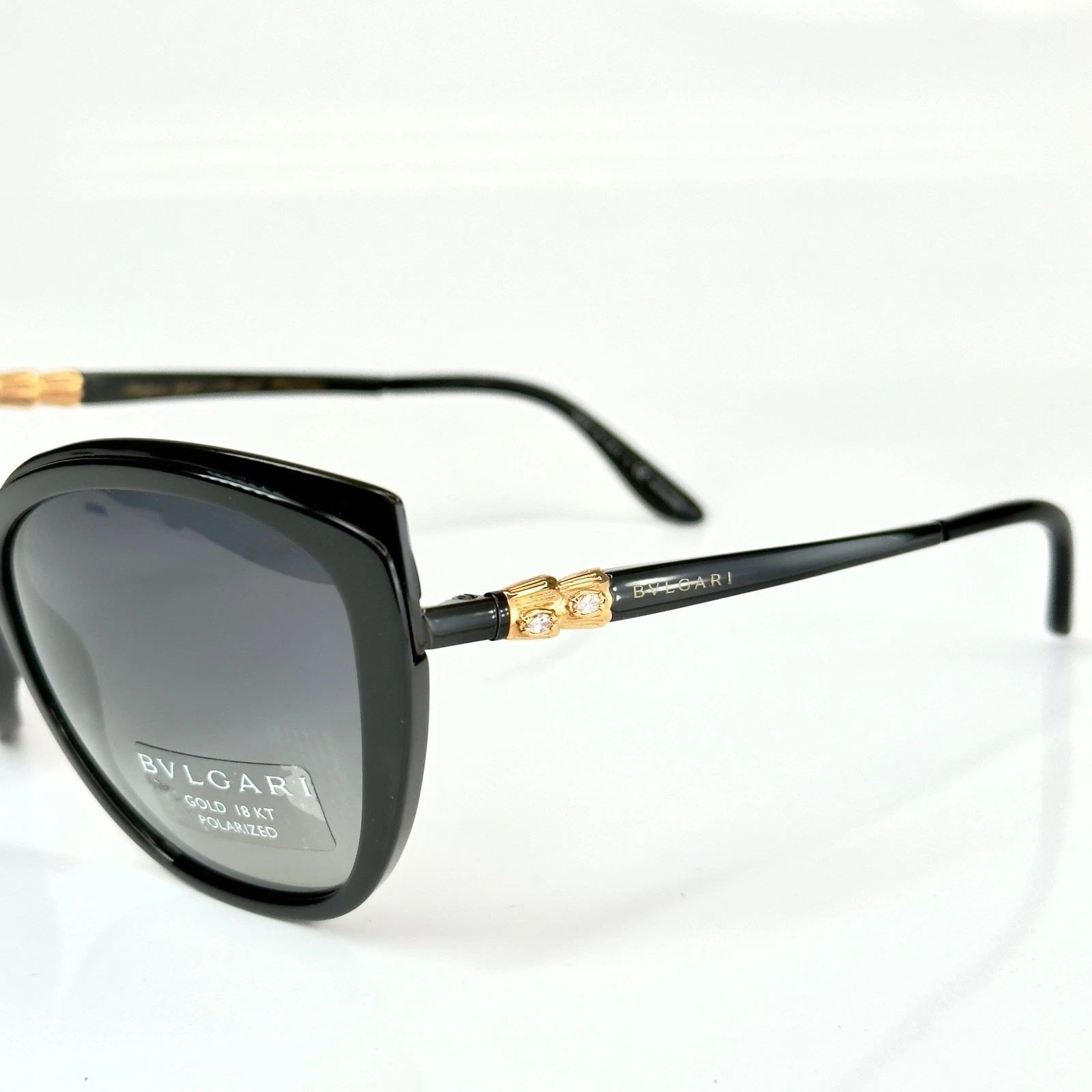 Bvlgari BULGARI BV6076TG Le Gemme 6076 Black Titanium 18K Gold Size ONE SIZE - 6 Thumbnail