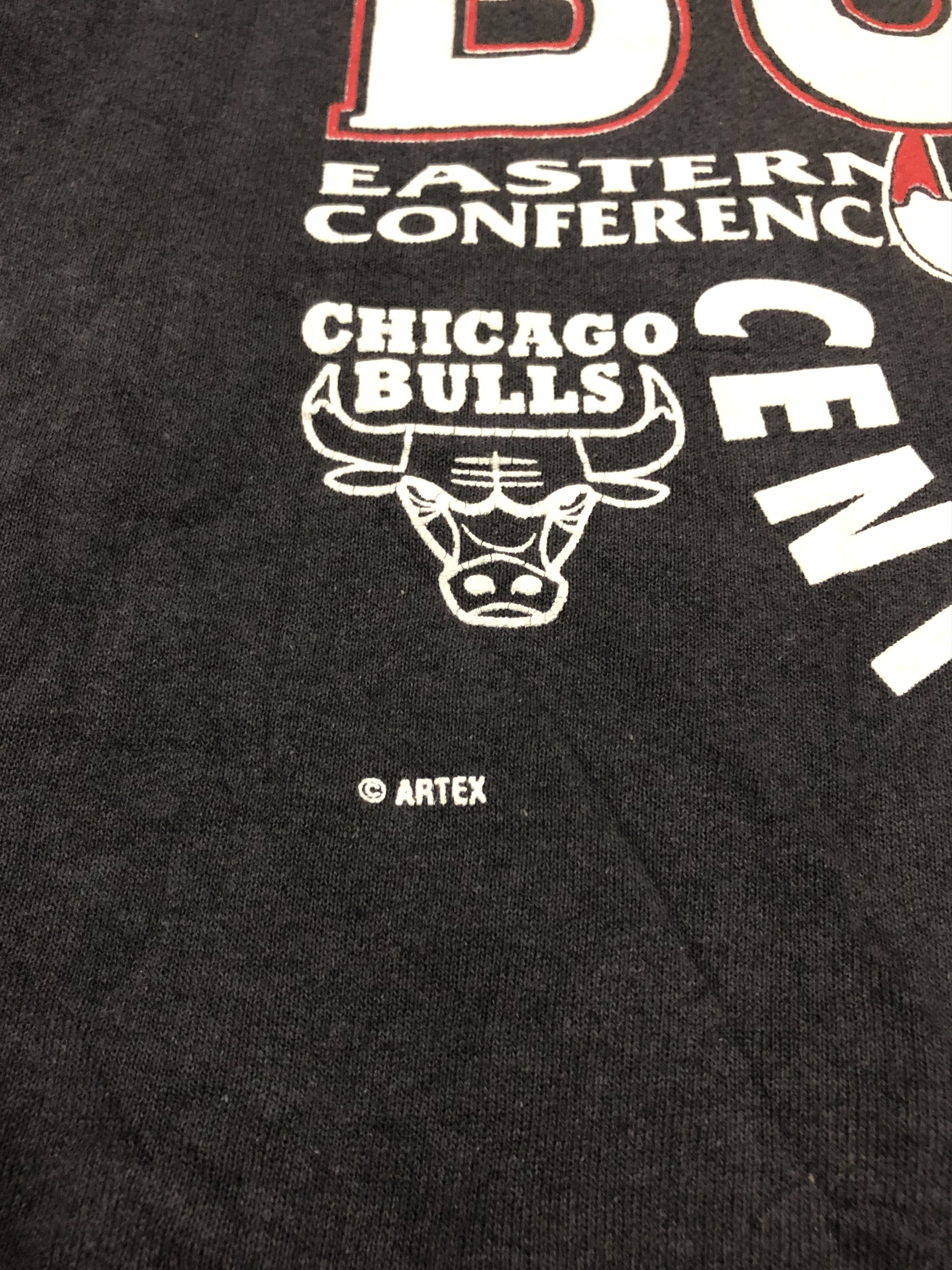 NBA × Vintage Vintage NBA Chicago Bulls By Oneita Power Sweats Size US L / EU 52-54 / 3 - 4 Thumbnail