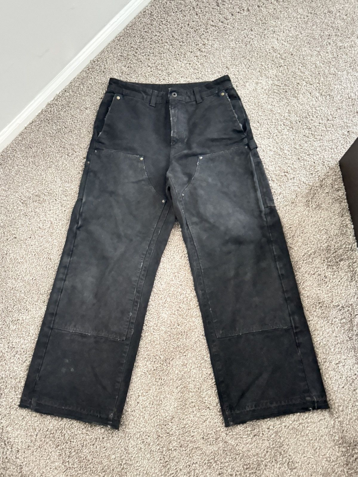 Vuja De Gunther Destroyed Double-Knee Pants | Grailed