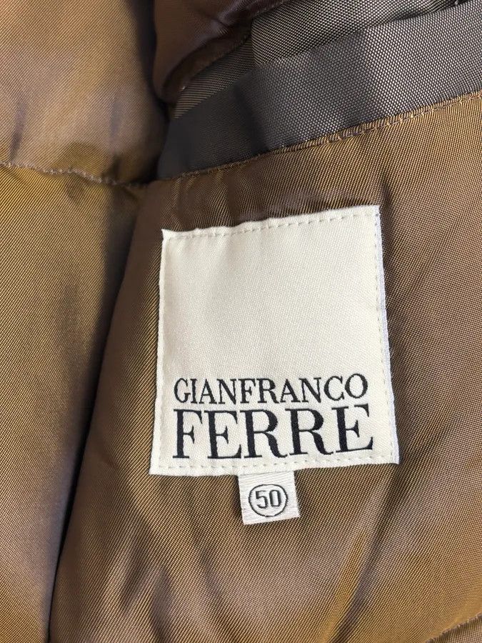 Gianfranco Ferre AW2004 Gianfranco Ferré Aviator Green Long fur Hooded Coat Size US L / EU 52-54 / 3 - 11 Thumbnail