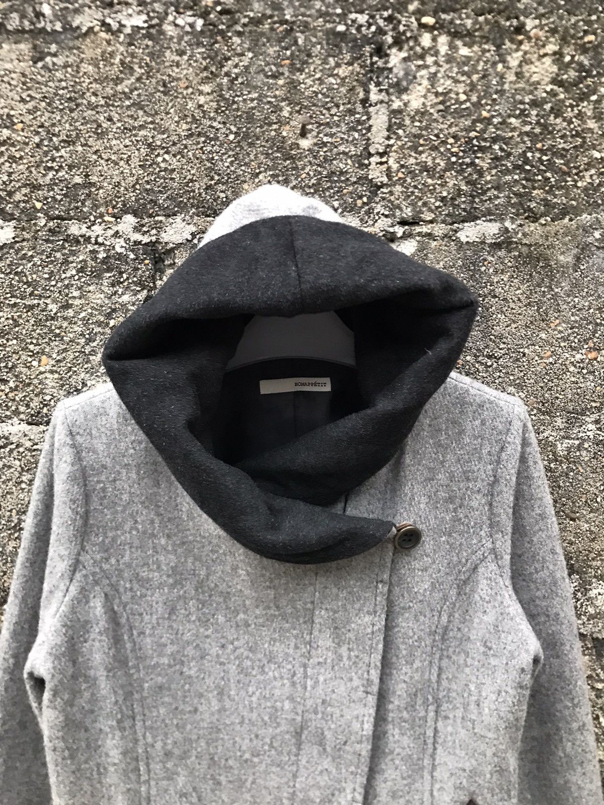 Japanese Brand 🔥Bonappetit Button Wool Cropped Jacket Size S / US 4 / IT 40 - 5 Thumbnail