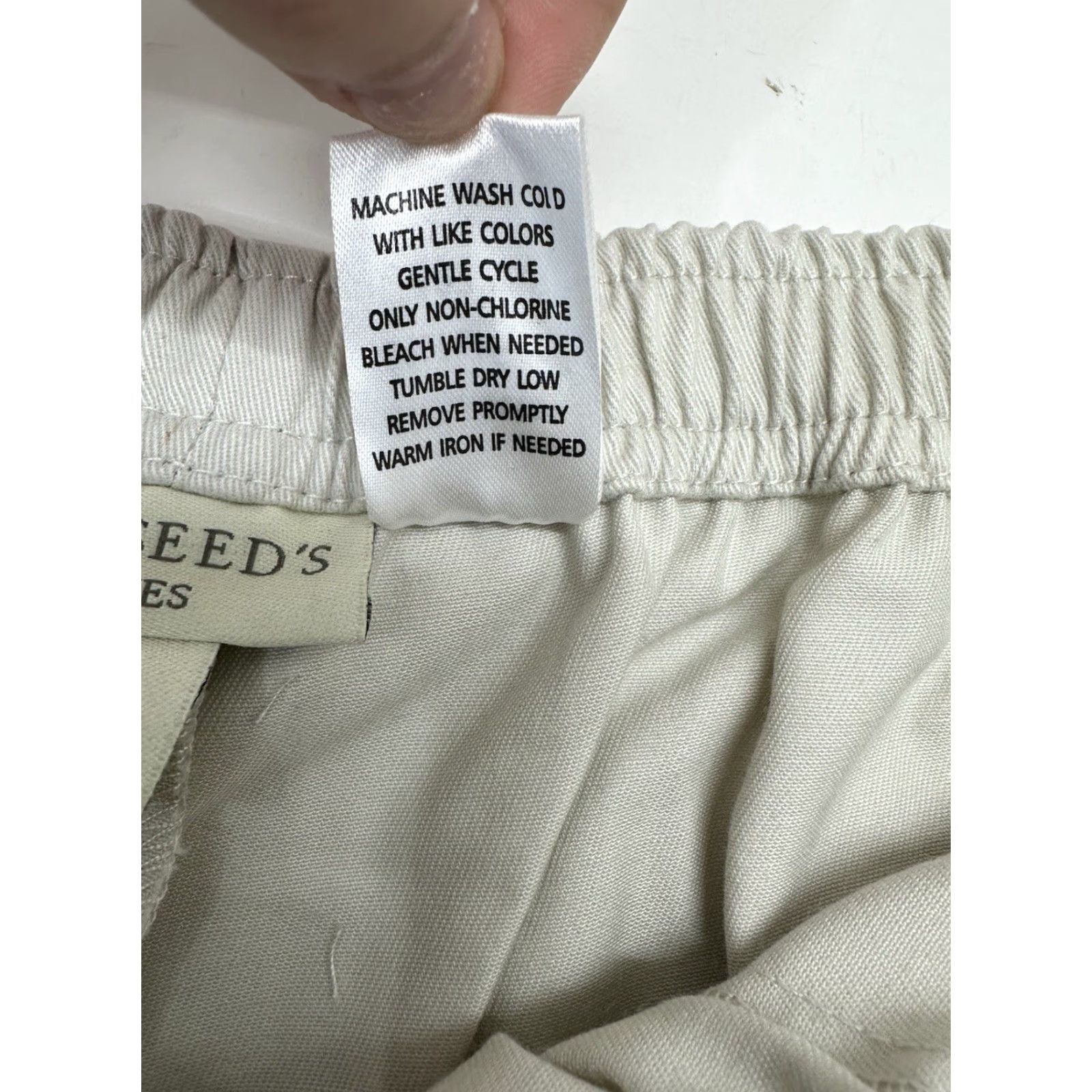 Vintage Appleseed's Womens Pants Petite 16 Stone Elastic Waist Pull On Size 38" / US 16 / IT 52 - 4 Thumbnail